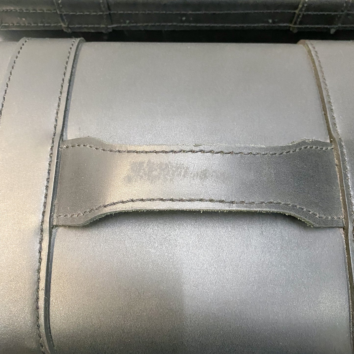 L & J Leathers XL- Bolt On Slant Saddlebags SB140BR