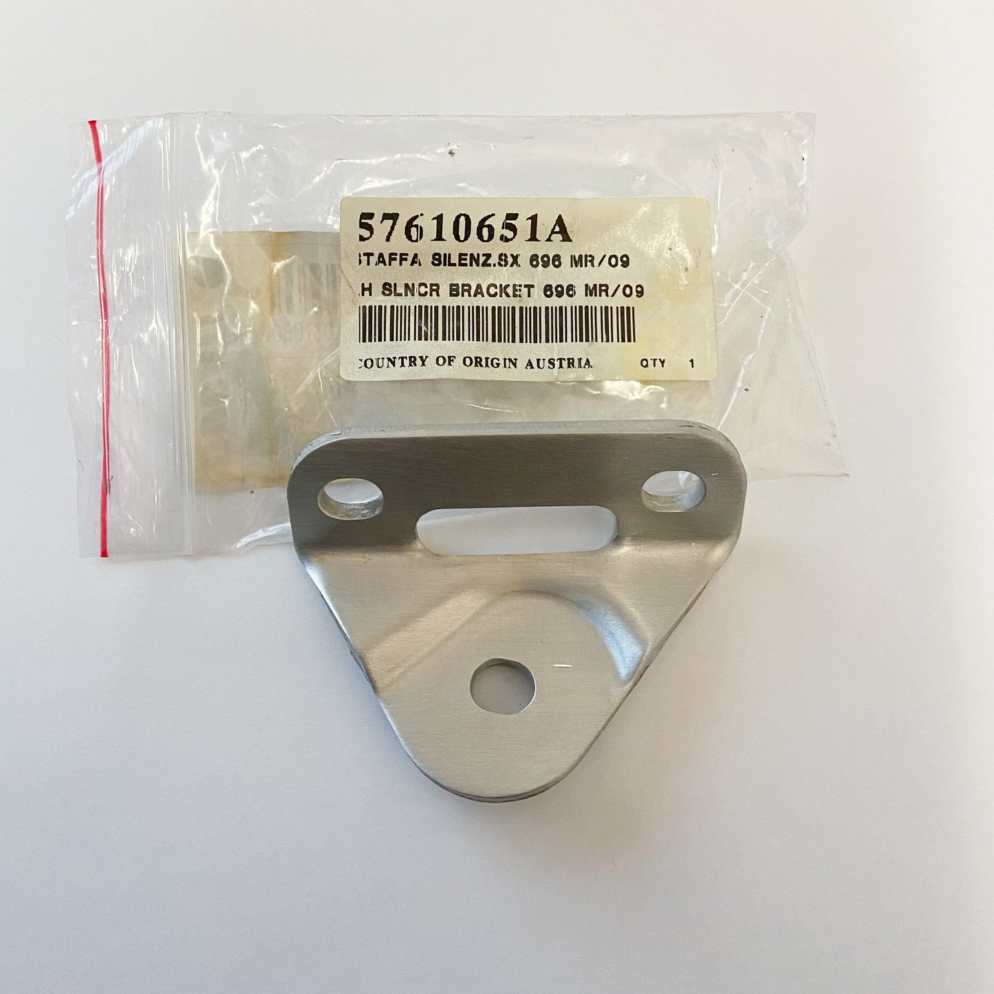 Ducati Bracket, Left Silencer 696/796/1100 57610651A