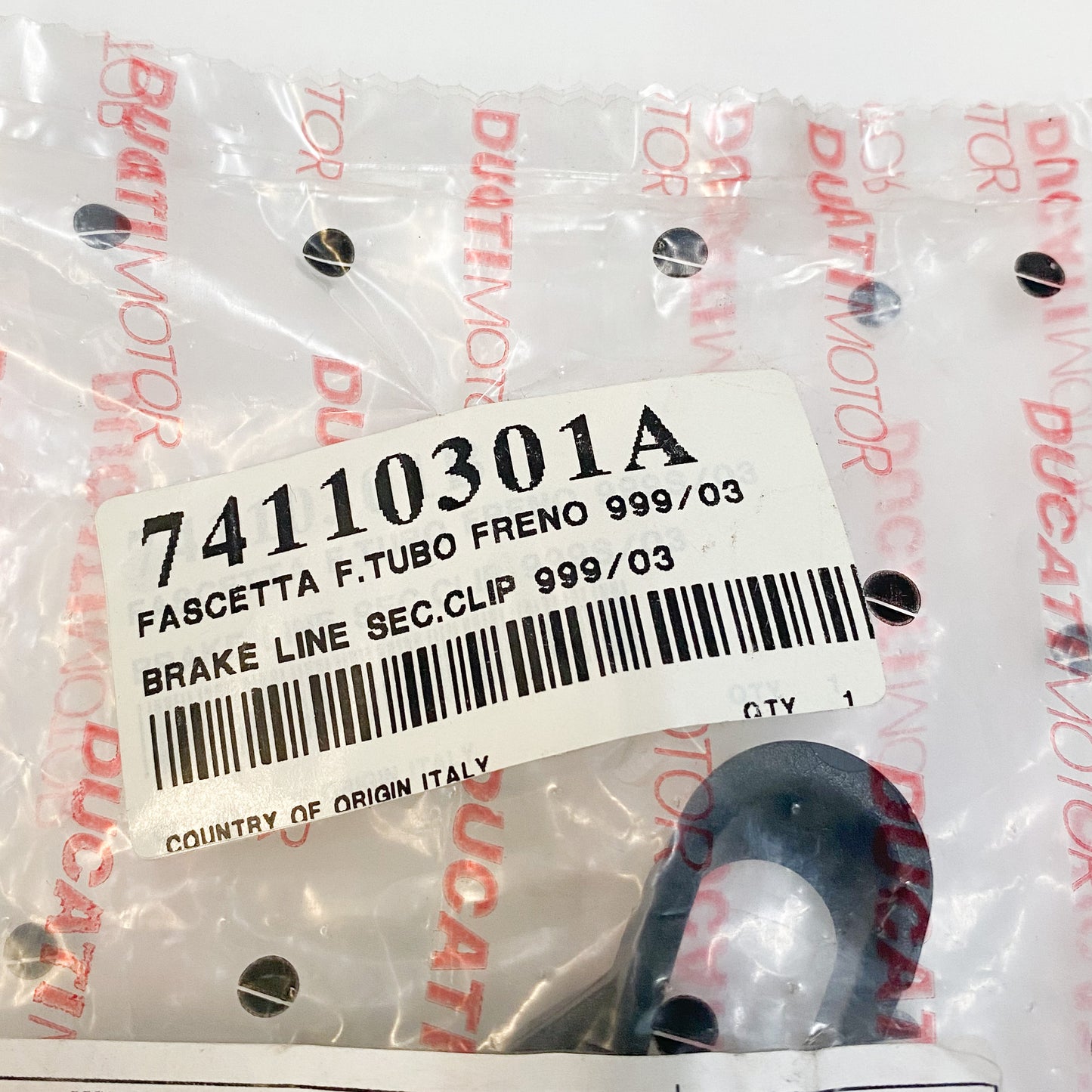 Ducati OEM Brake Line Clip 74110301A