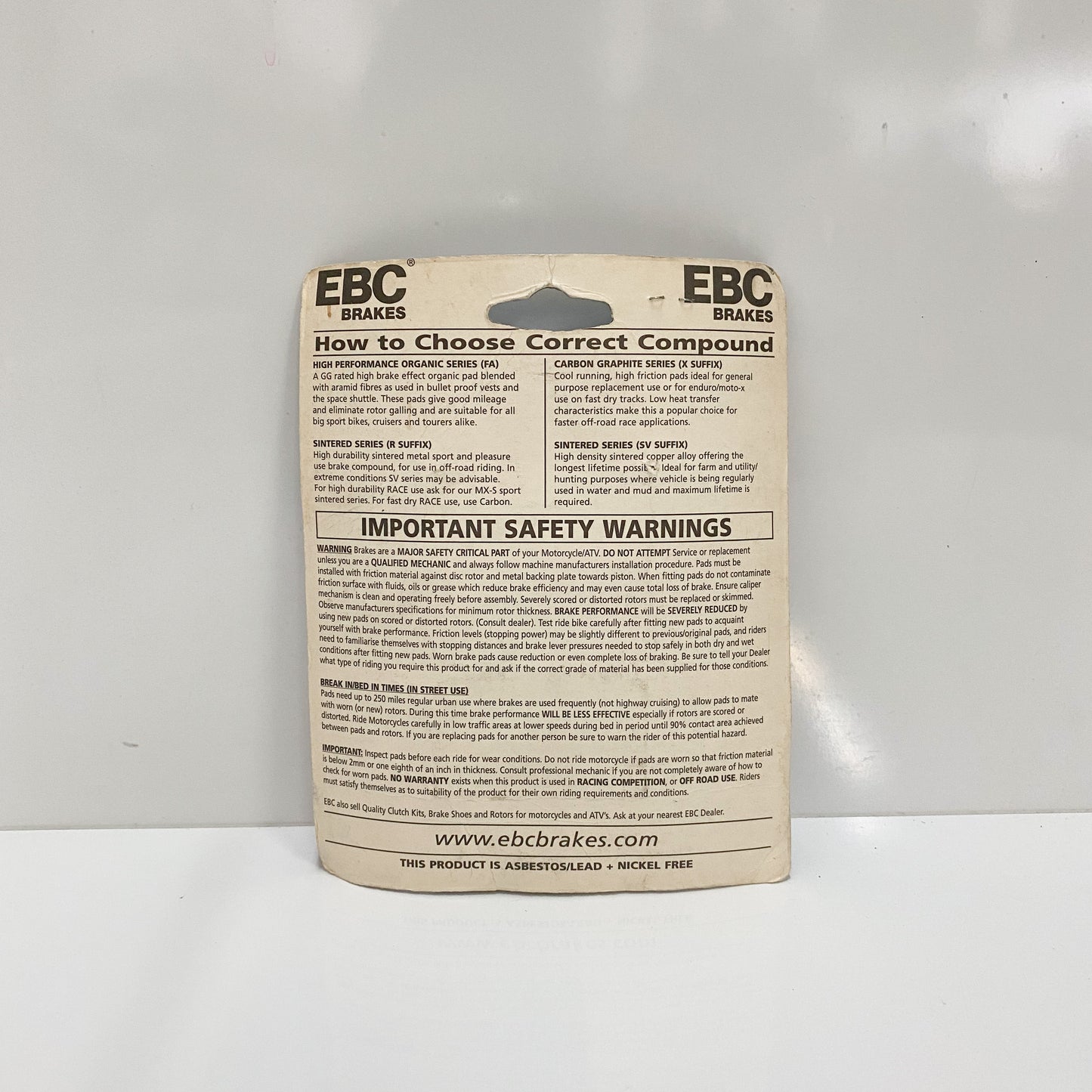 EBC FA103 Disc Pad Set