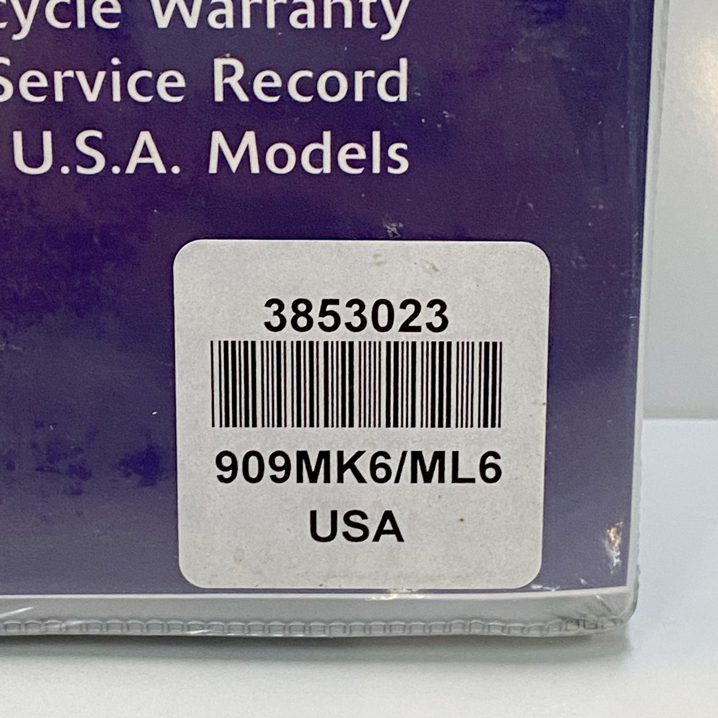 Triumph HANDBOOK ASSEMBLY T3853023-US