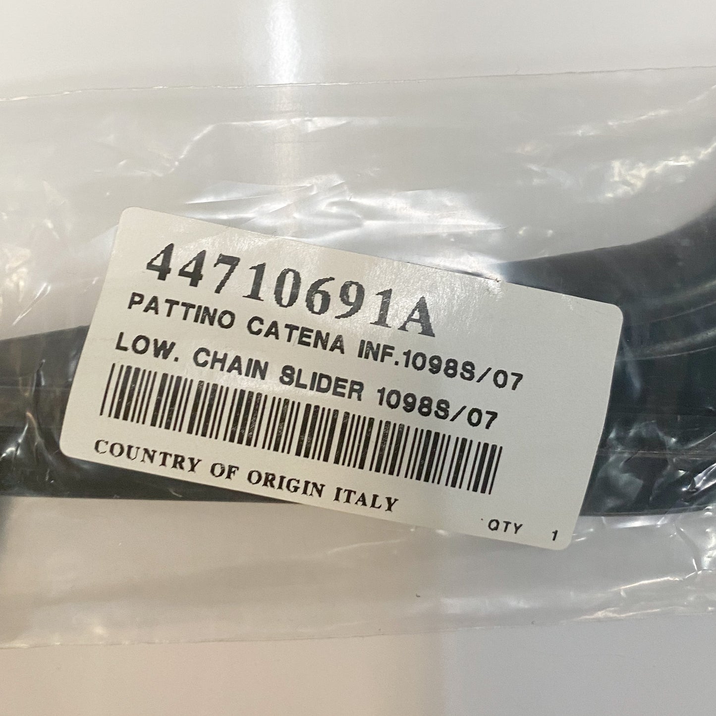 Ducati OEM Lower Chain Sliding Shoe 848/1098/1198 44710691A