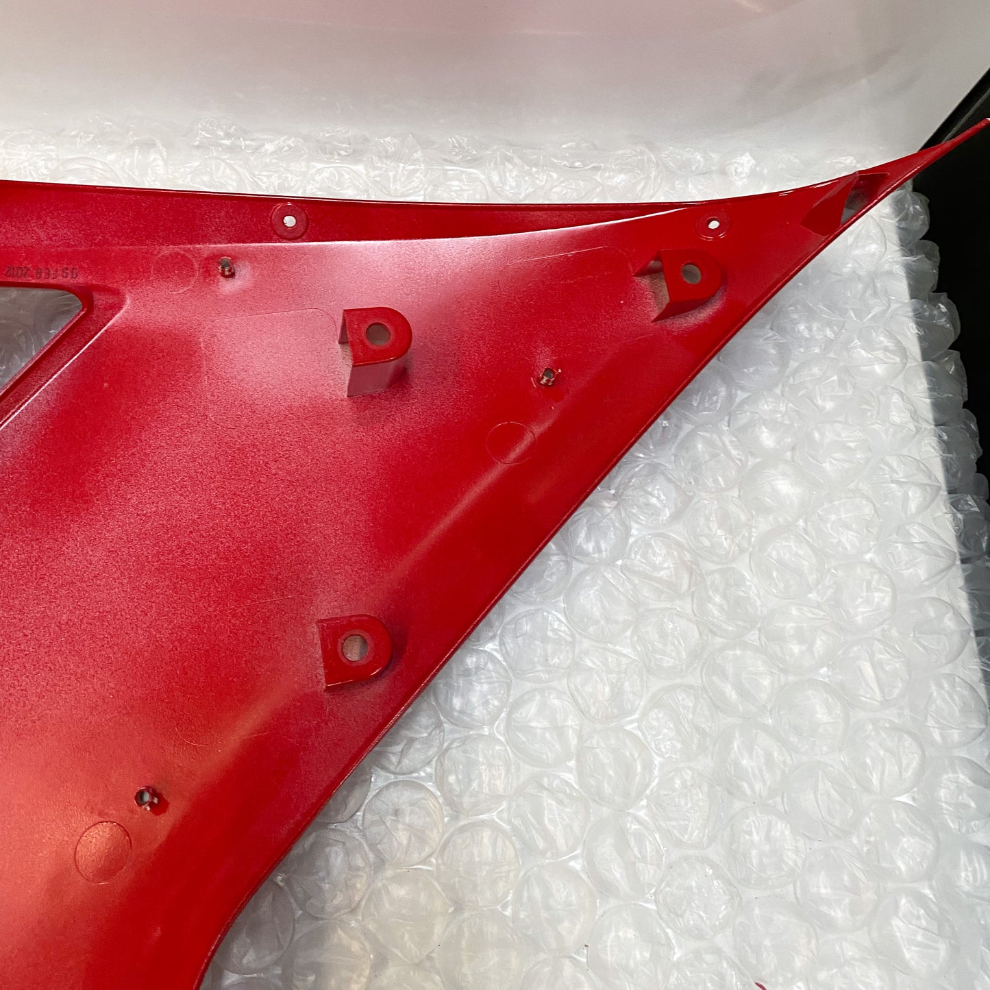 Ducati 848 EVO LH Upper Half Fairing Red 48015031AA USED