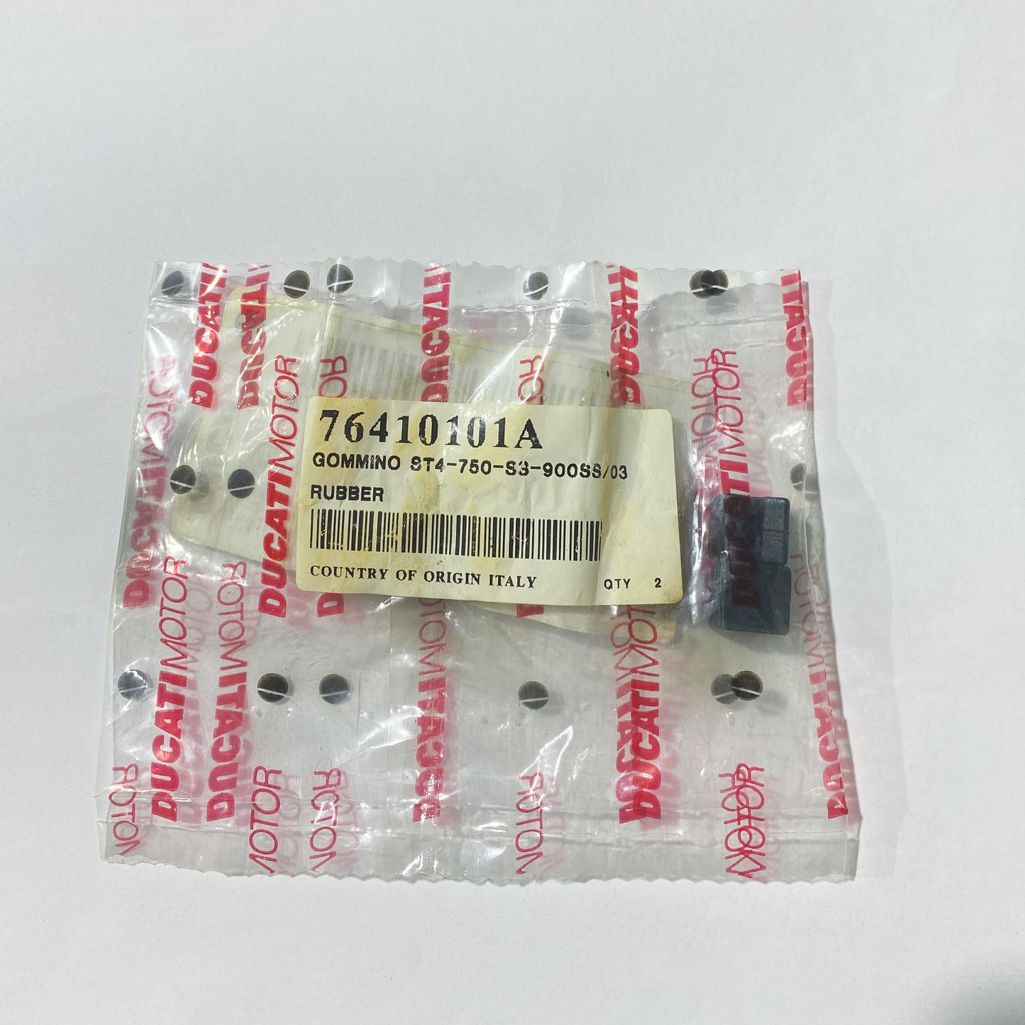 DUCATI RUBBER. RUBBER PAD 76410101A