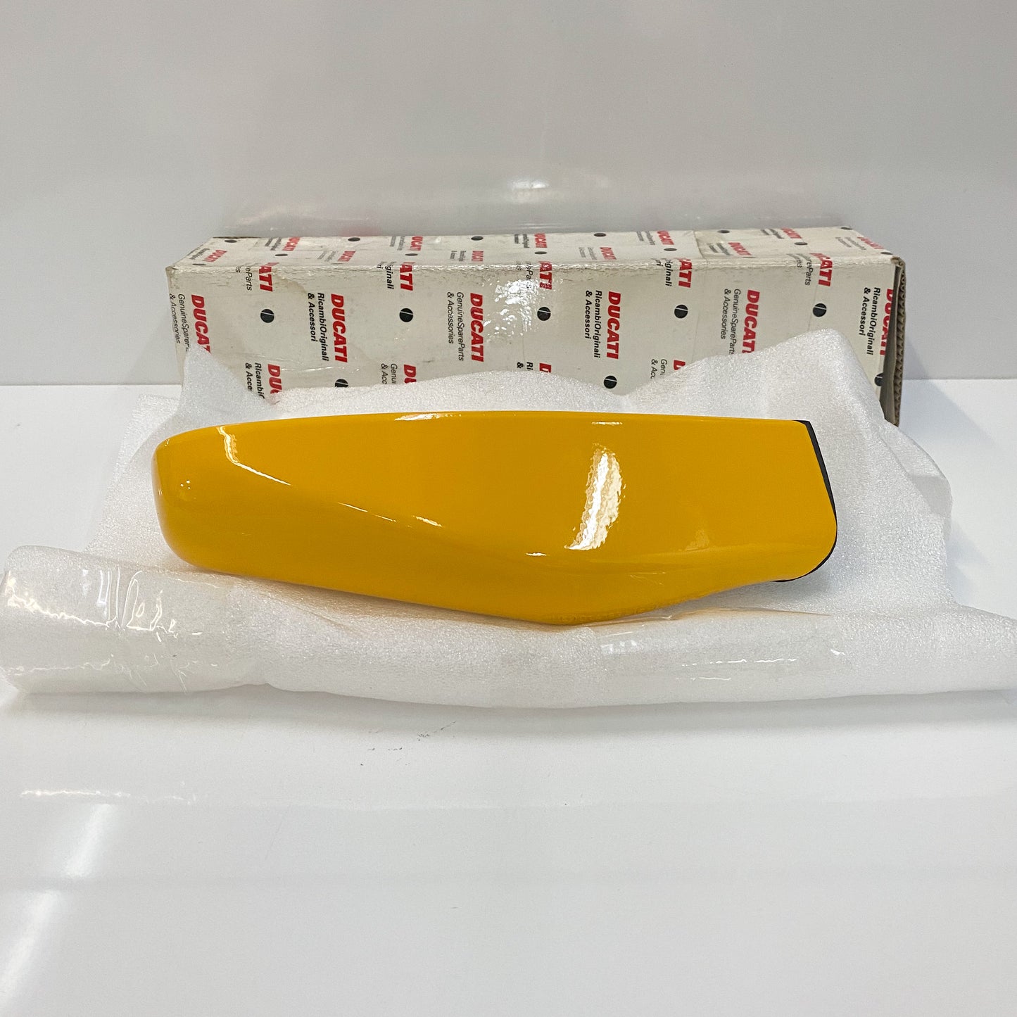 Ducati OEM R.H Mirror Yellow - SBK 748/998 52310041CB