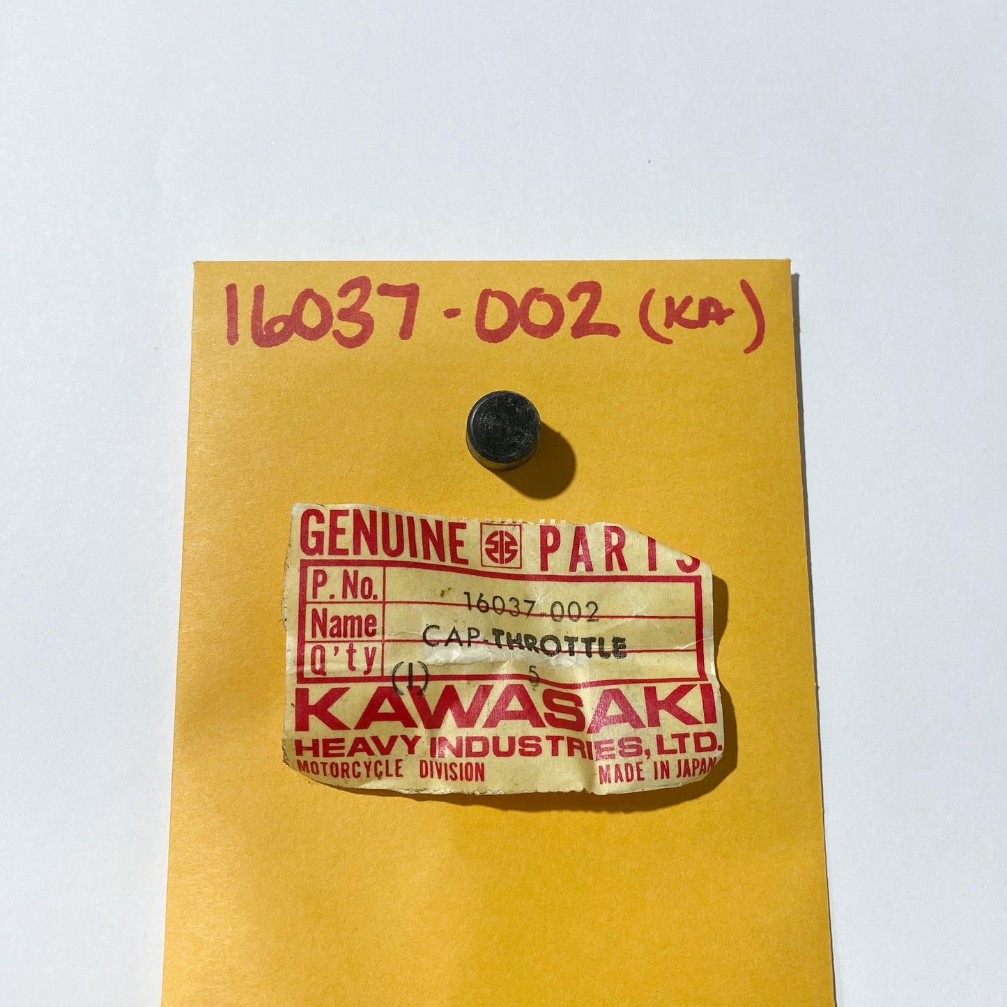 KAWASAKI CAP THROTTLE ADJUSTER 16037-002