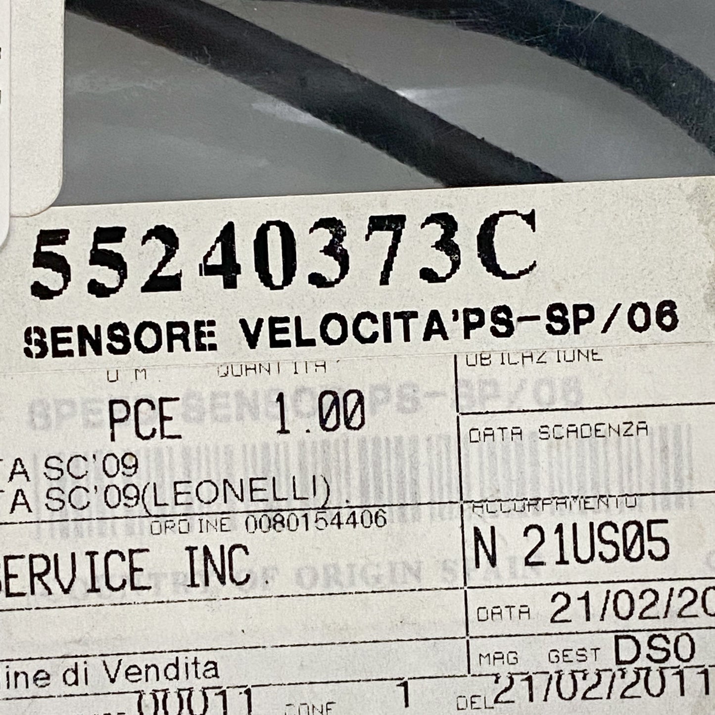 Ducati OEM Speed Sensor 55240373C