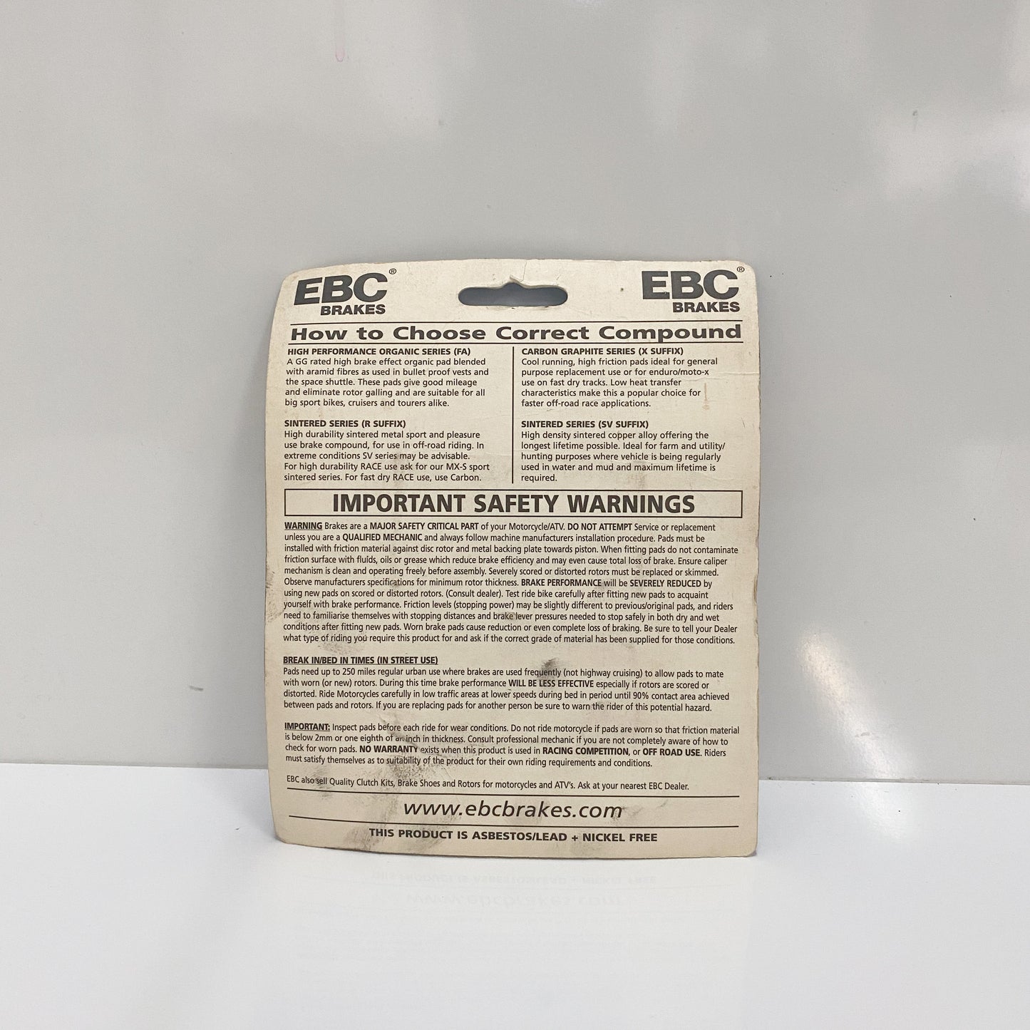 EBC FA158 Front Brake Pads