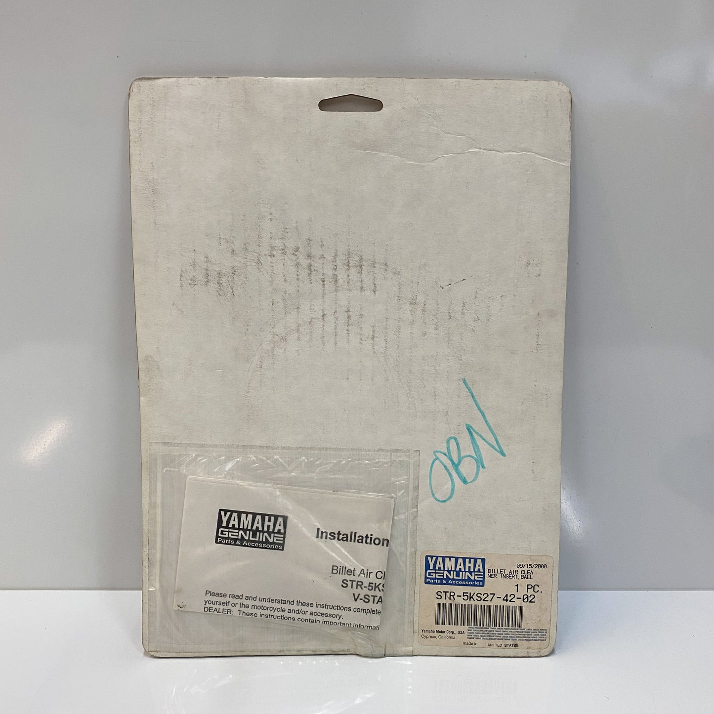 Yamaha Billet Air Cleaner Insert Ball Milled STR-5KS27-42-02