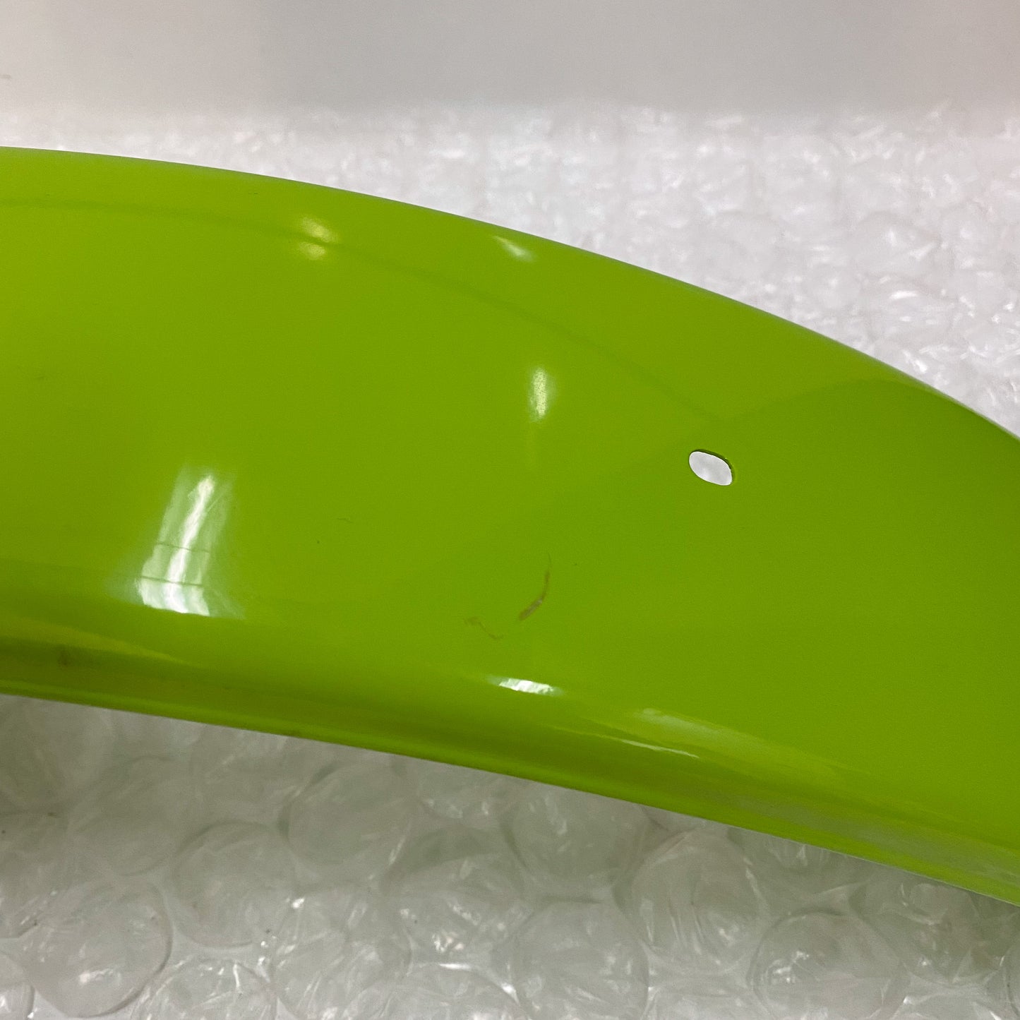 KAWASAKI FENDER-FRONT,L.GREEN 35004-048-65 NOS