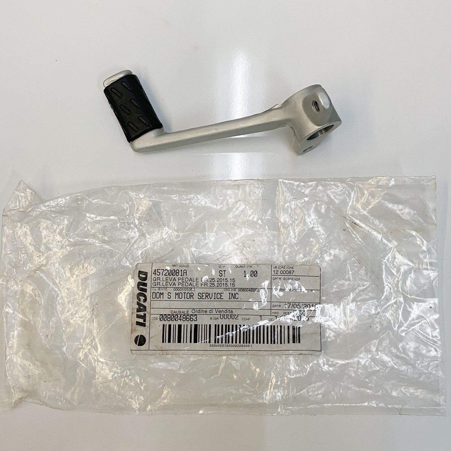 Ducati OEM Brake Control Lever 45720081A