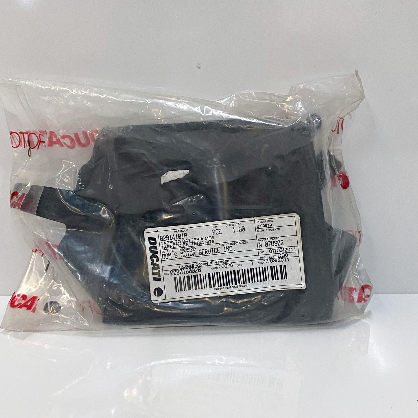 Ducati OEM Battery Box Tray 82914101A