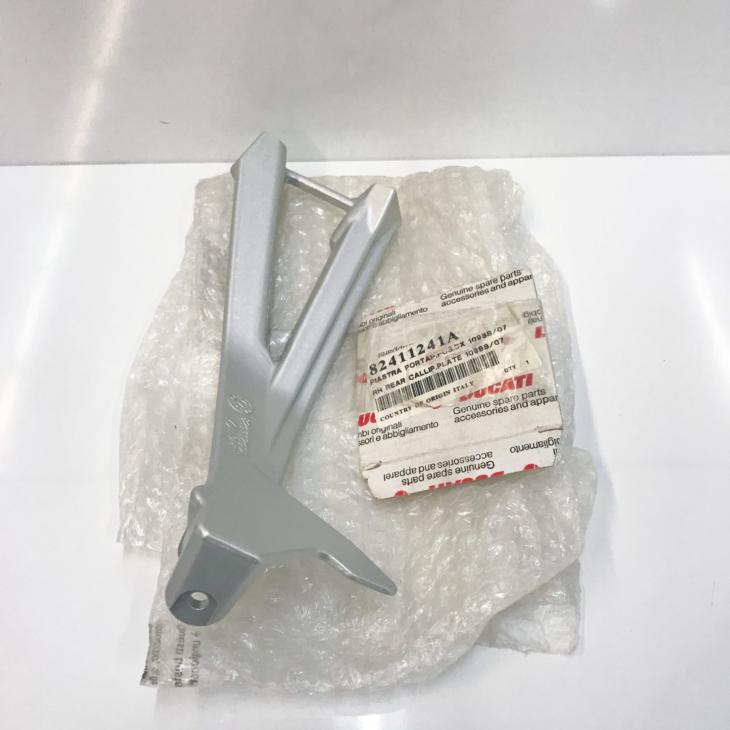Ducati R/H Rear Calliper Plate 1098S 82411241A