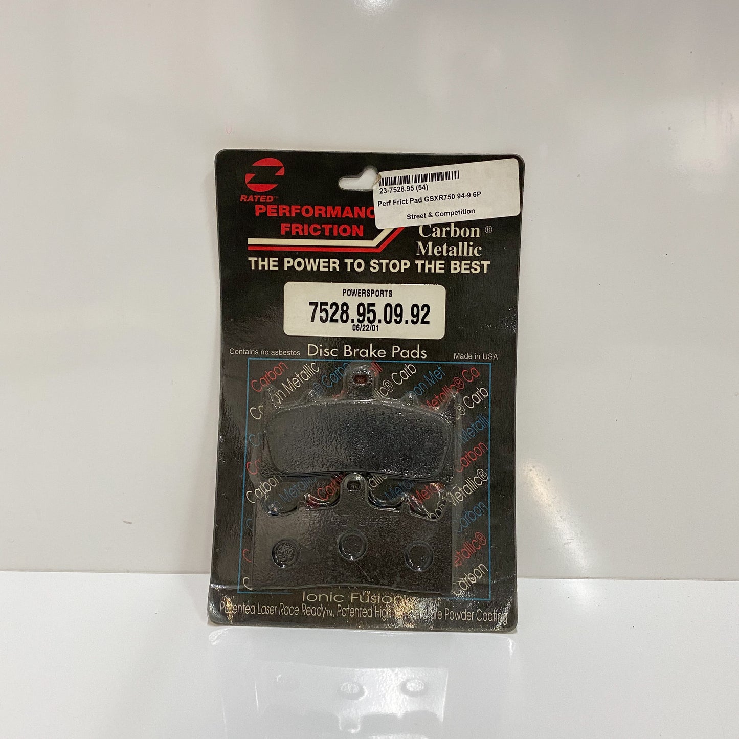 Performance Friction 7528.95.09.92 Brake Pads GSXR750 94-9 6P