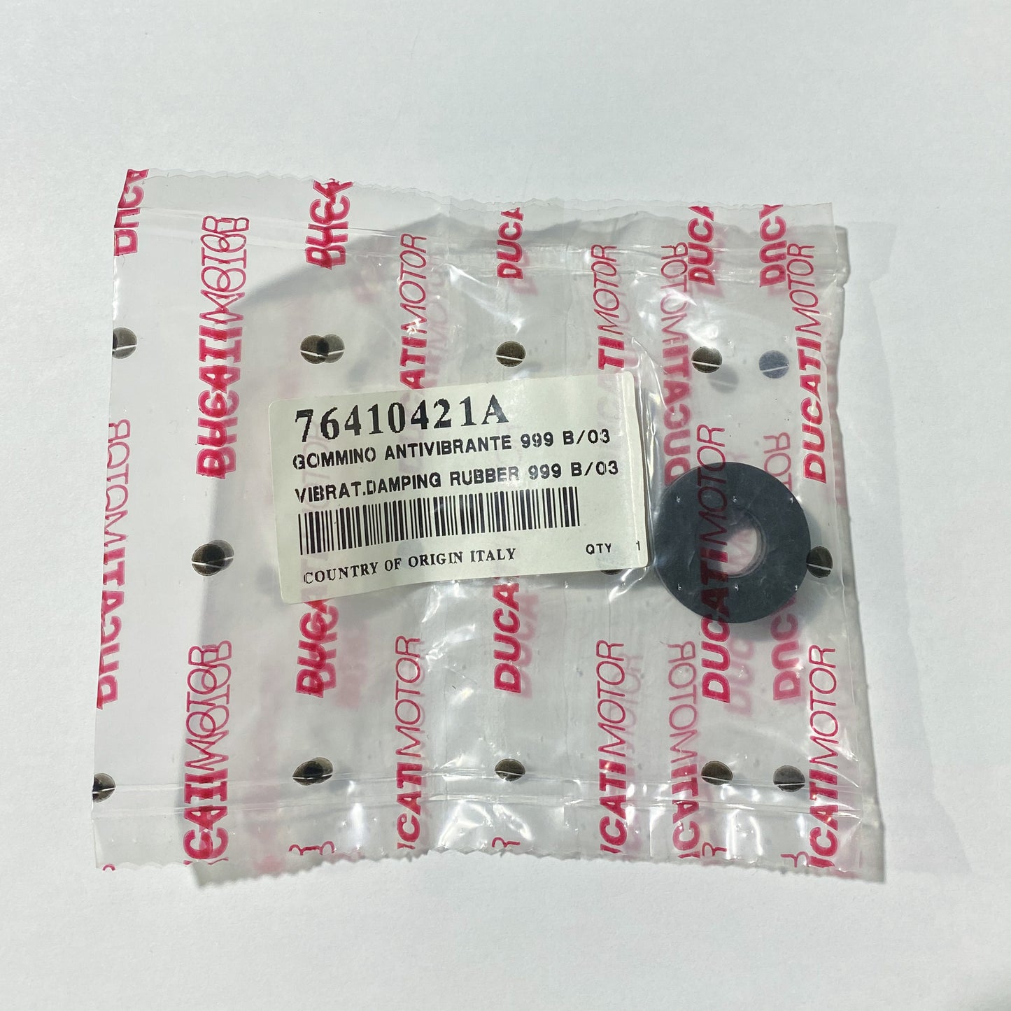 DUCATI VIBRAT.DAMPING RUBBER 999 B/03. VIBRATION DAMPER PAD 76410421A