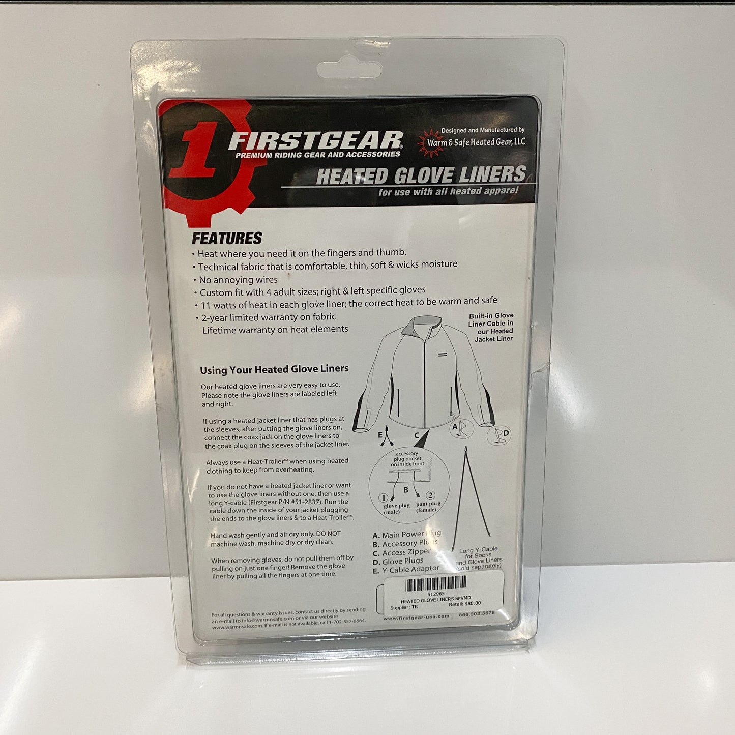Firstgear Heated Glove Liners
