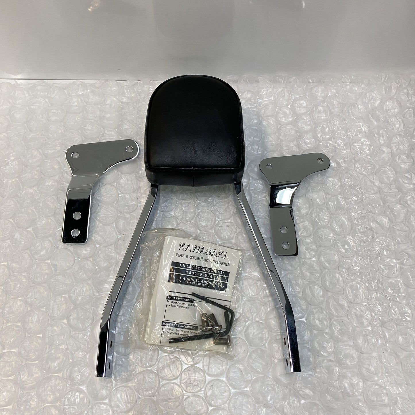 Kawasaki Billet Backrest and Pad Vulcan Classic K53020-228