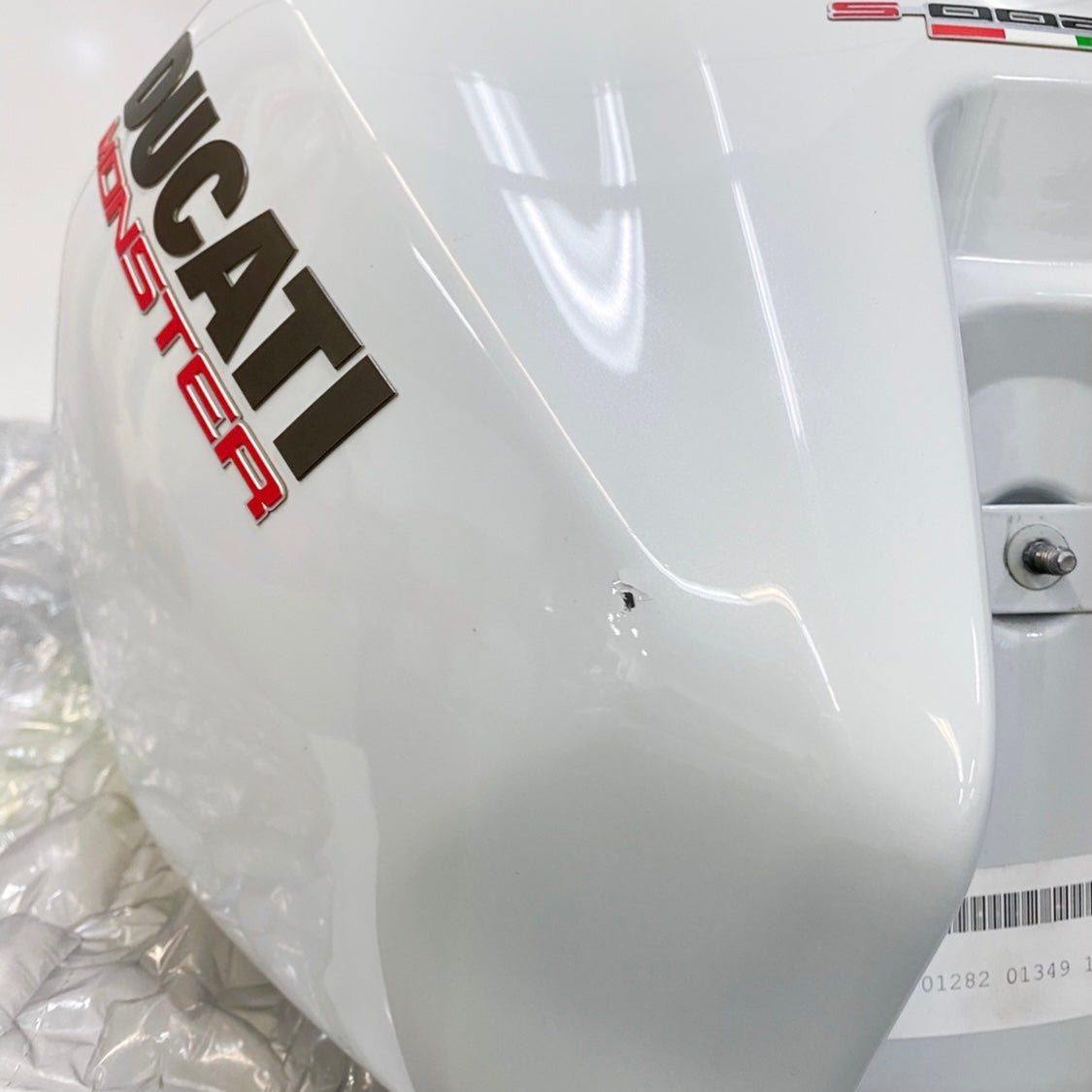 Ducati Monster 1200S Gas Tank White 58612001CB USED