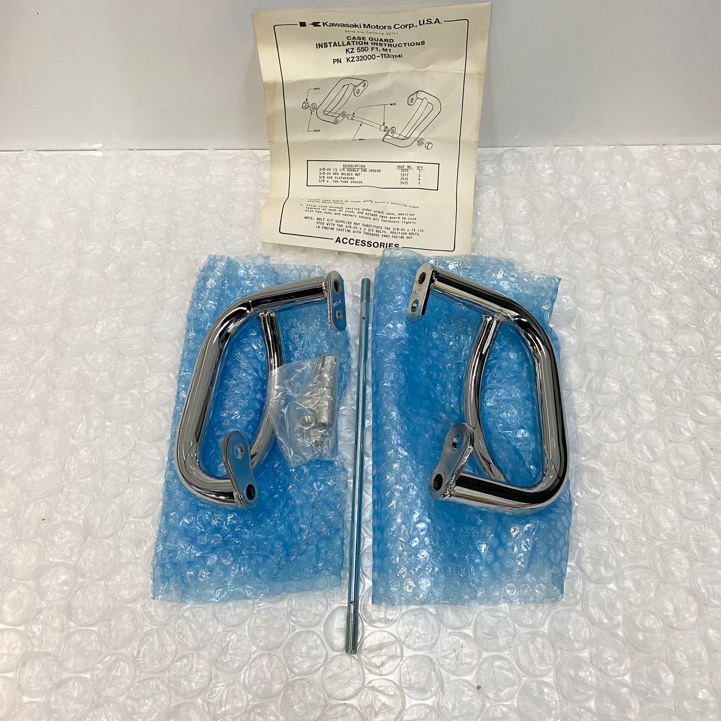 Kawasaki KZ550 Engine Case Guard Chrome K32000-114