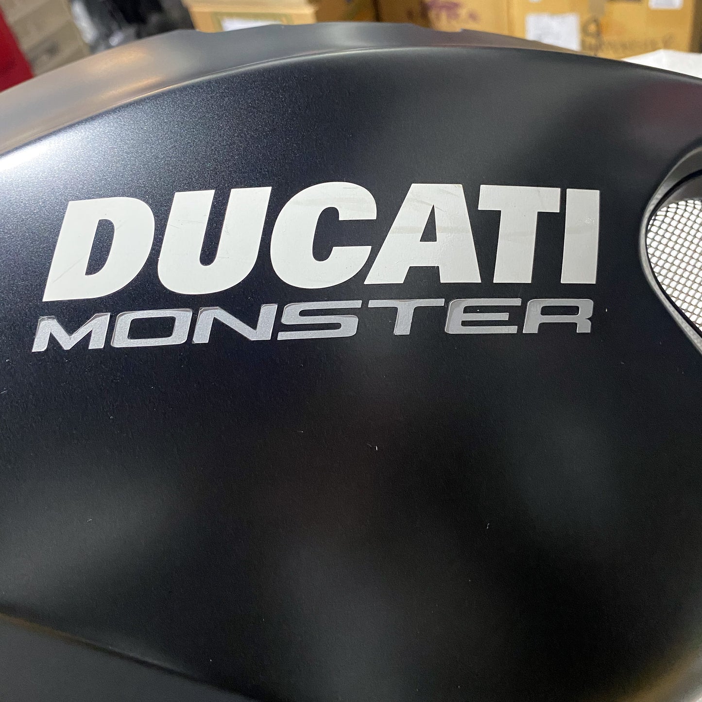 Ducati Monster 696 '08-'10 Matte Black RH Tank Panel 48012591CK USED