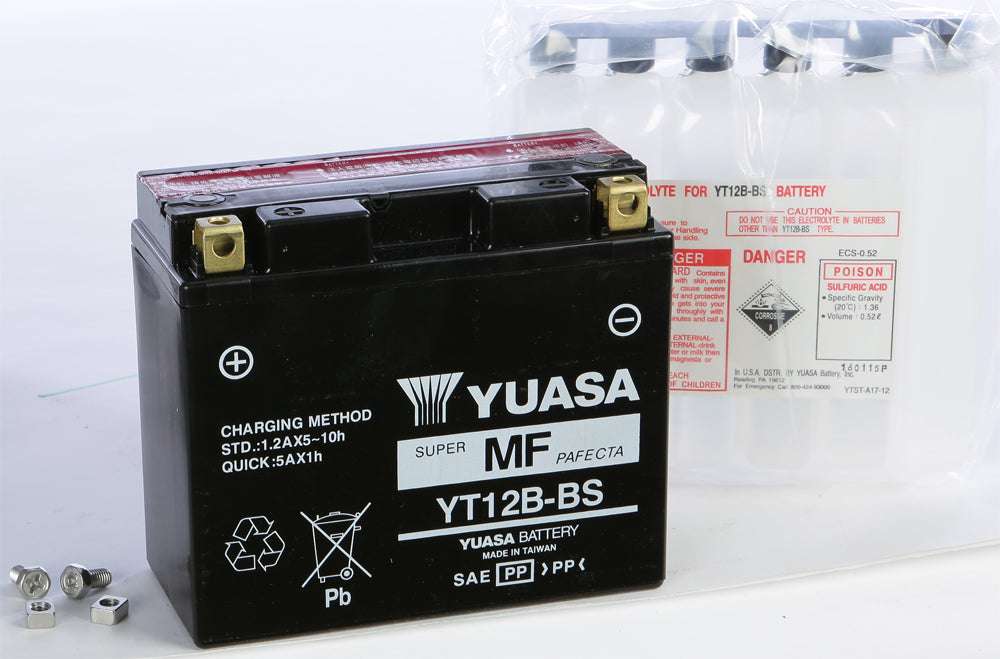 Yuasa YT12B-BS AGM Battery