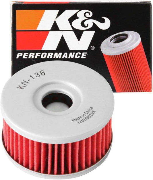 K&N MOTORCYCLE OIL FILTER KN-136