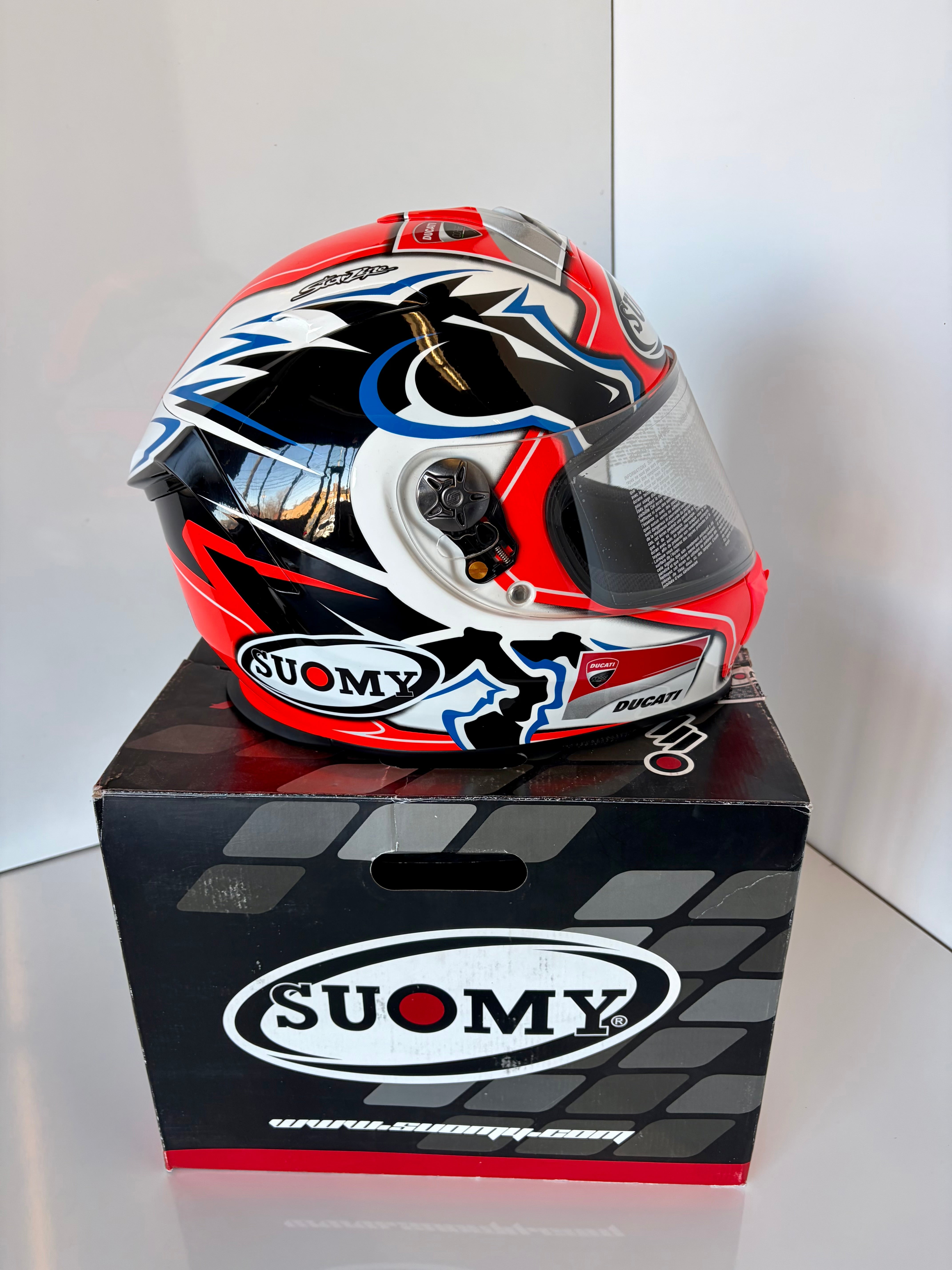 Ducati Dovizioso Suomy SP Sport Replica Helmet - Blue 981037046
