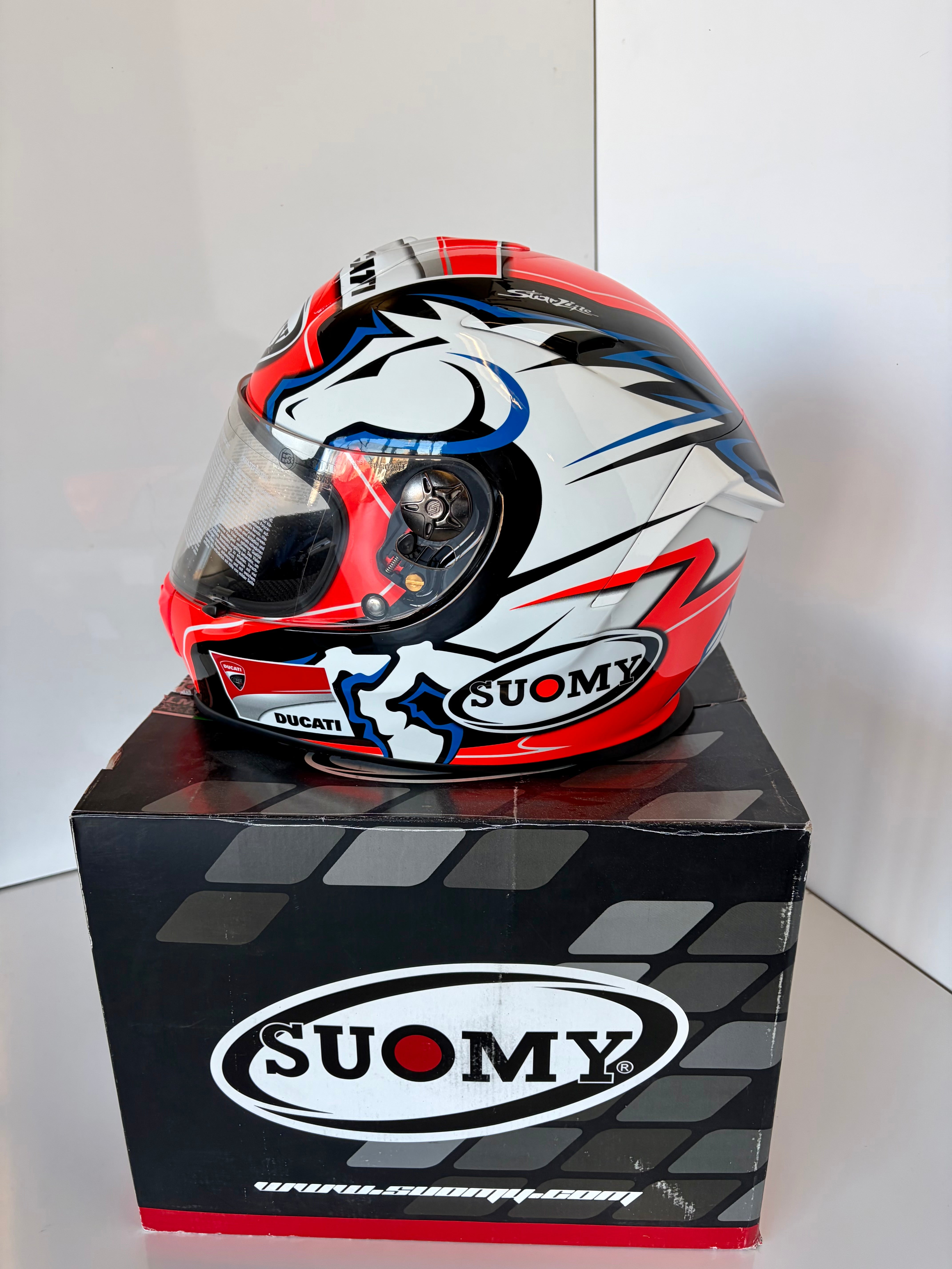 Ducati Dovizioso Suomy SP Sport Replica Helmet - Blue 981037046