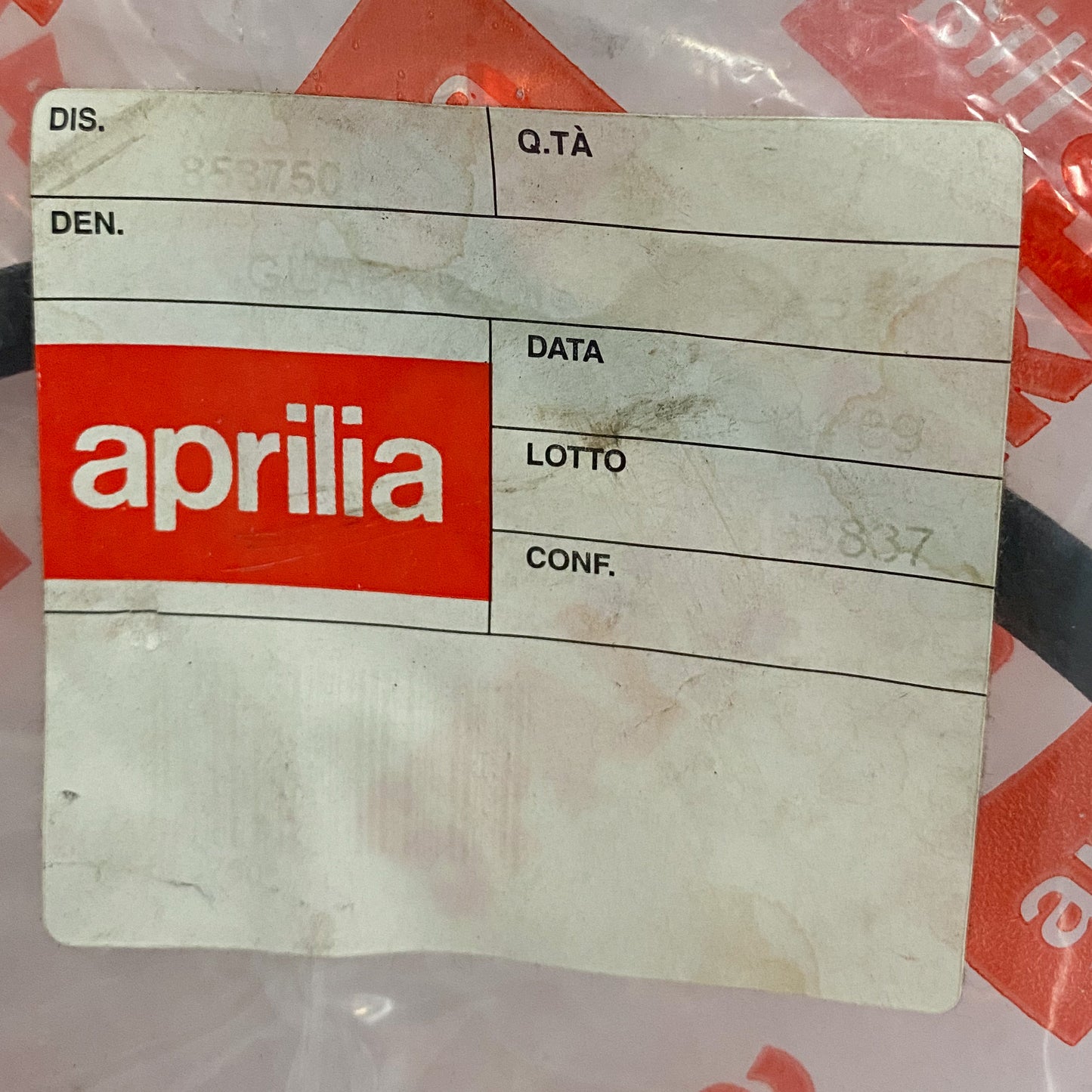 Aprilia Clutch Cover Gasket 853750