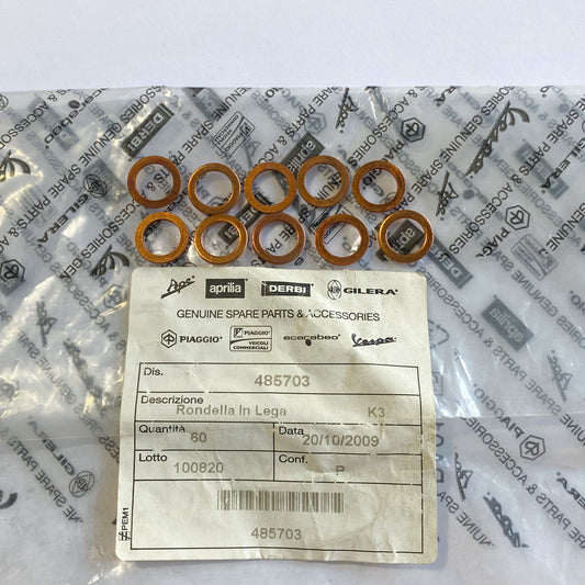 Aprilia/ Piaggio Crush Washer For Scooter Diff 485703 QTY 10