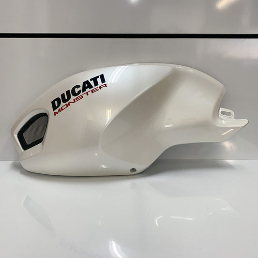 Ducati M 696/1100 Pearl White Left Tank Panel 48012591DW NTOP