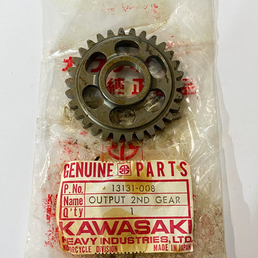 KAWASAKI 2ND GEAR OUTPUT SHAFT 13131-008