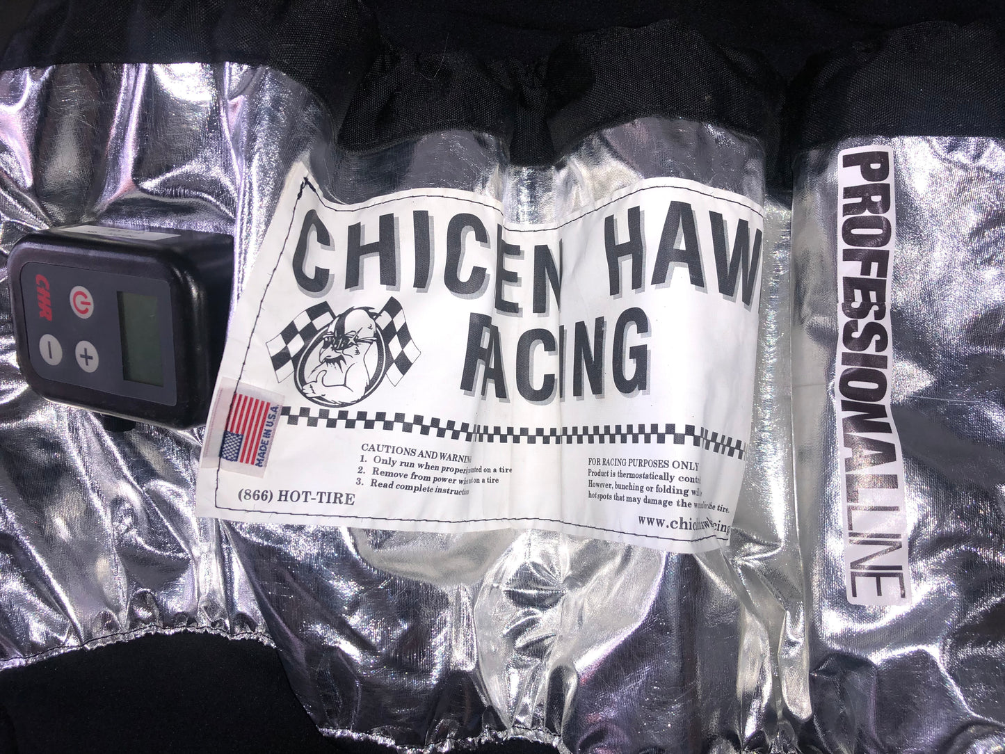 Chicken Hawk Racing Professional Line Digital Tire Warmer Set  - Superbike 180-205 Rear Tire - PRO-DTC3-SBK 0515-528 - Used