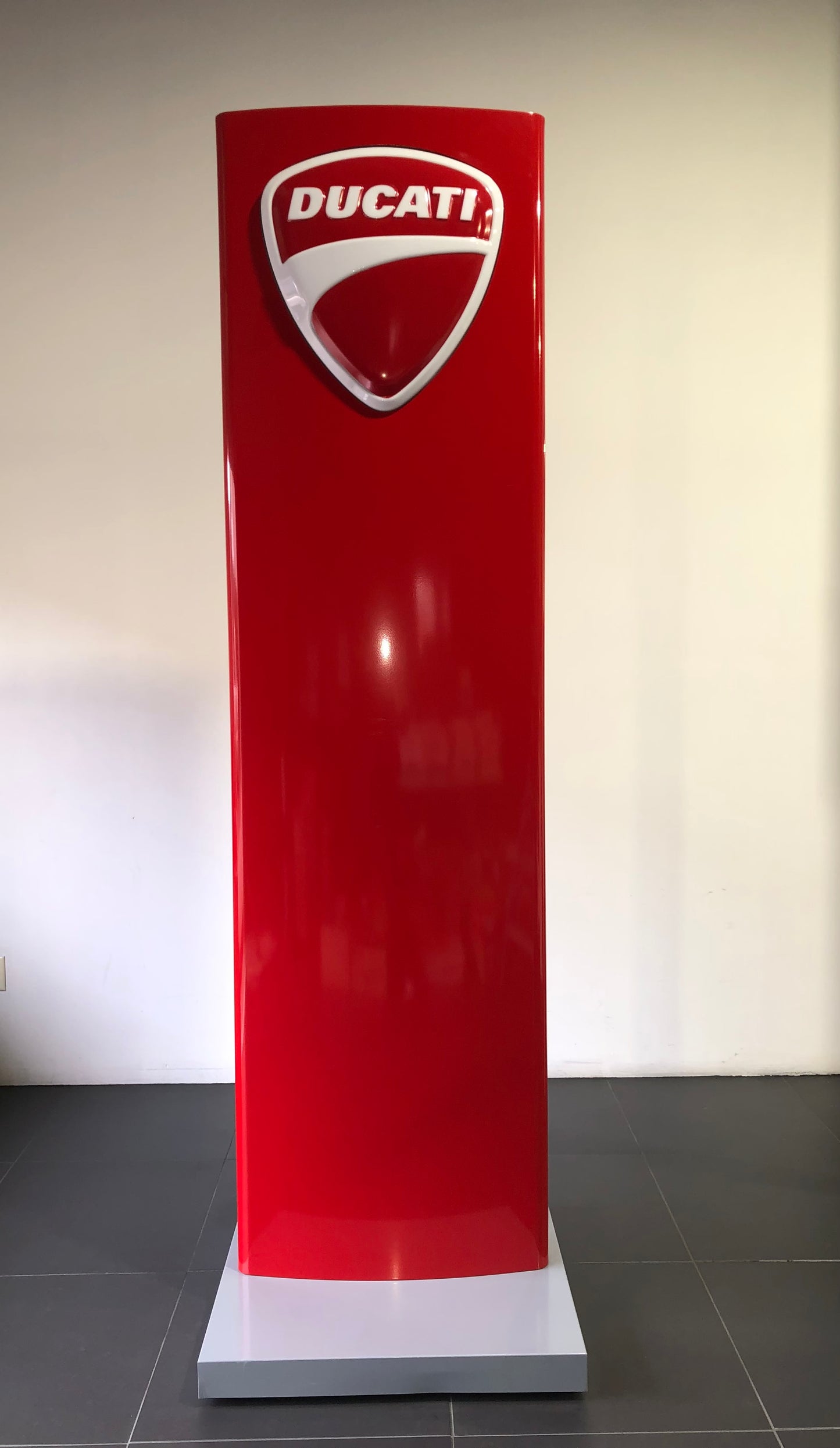 Ducati Dealer Sign - Authentic Illuminated Showroom Totem Sign