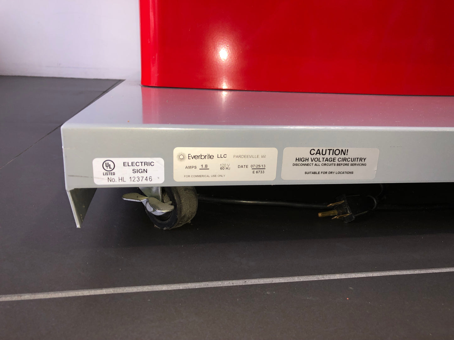 Ducati Dealer Sign - Authentic Illuminated Showroom Totem Sign