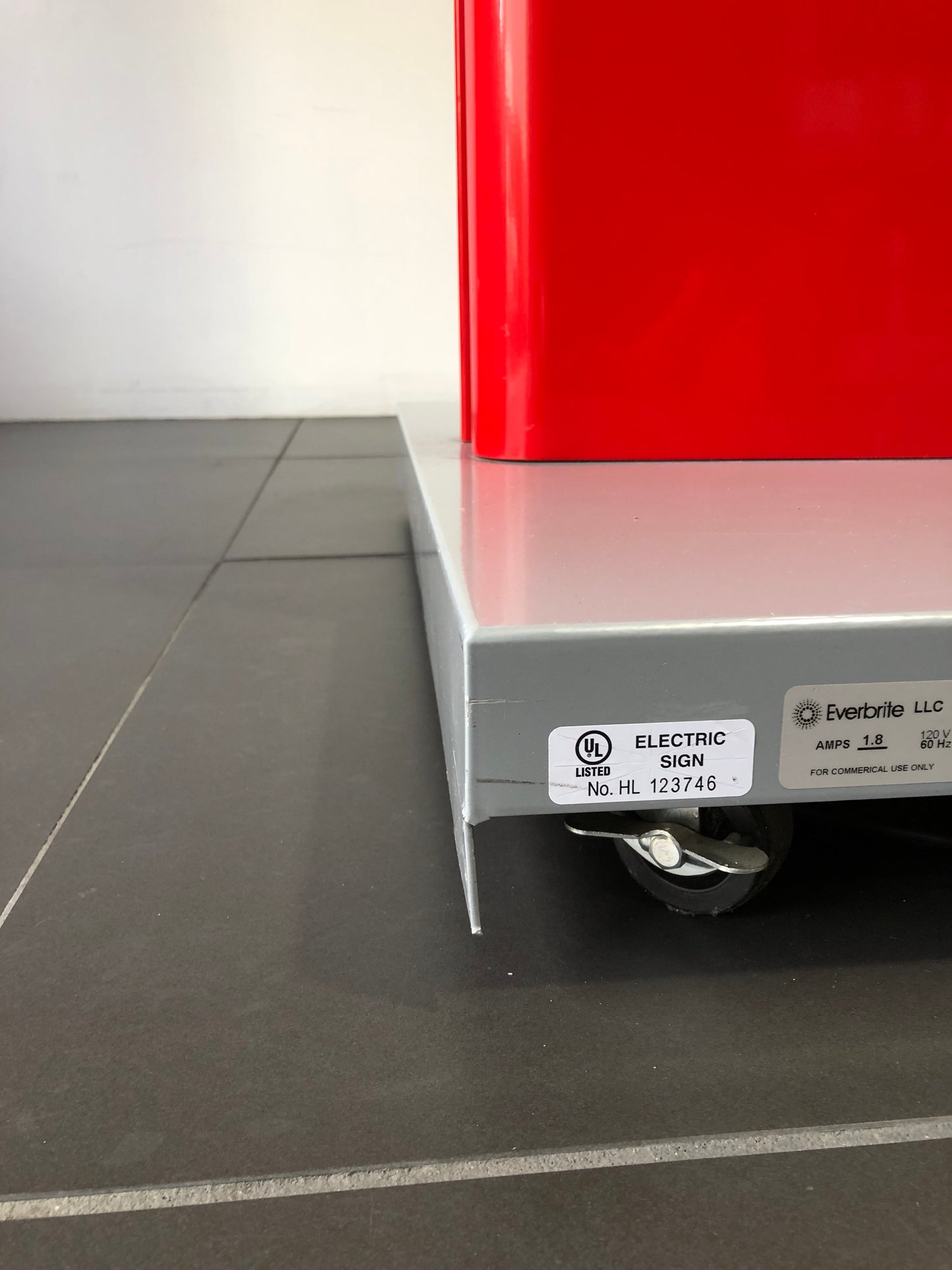 Ducati Dealer Sign - Authentic Illuminated Showroom Totem Sign