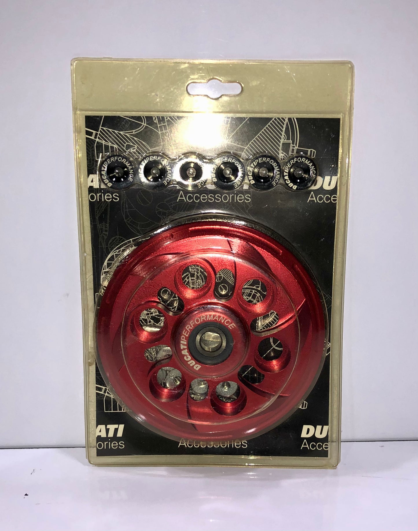 Ducati Self-Ventilated Clutch Pressure Plate - Red 96856808B