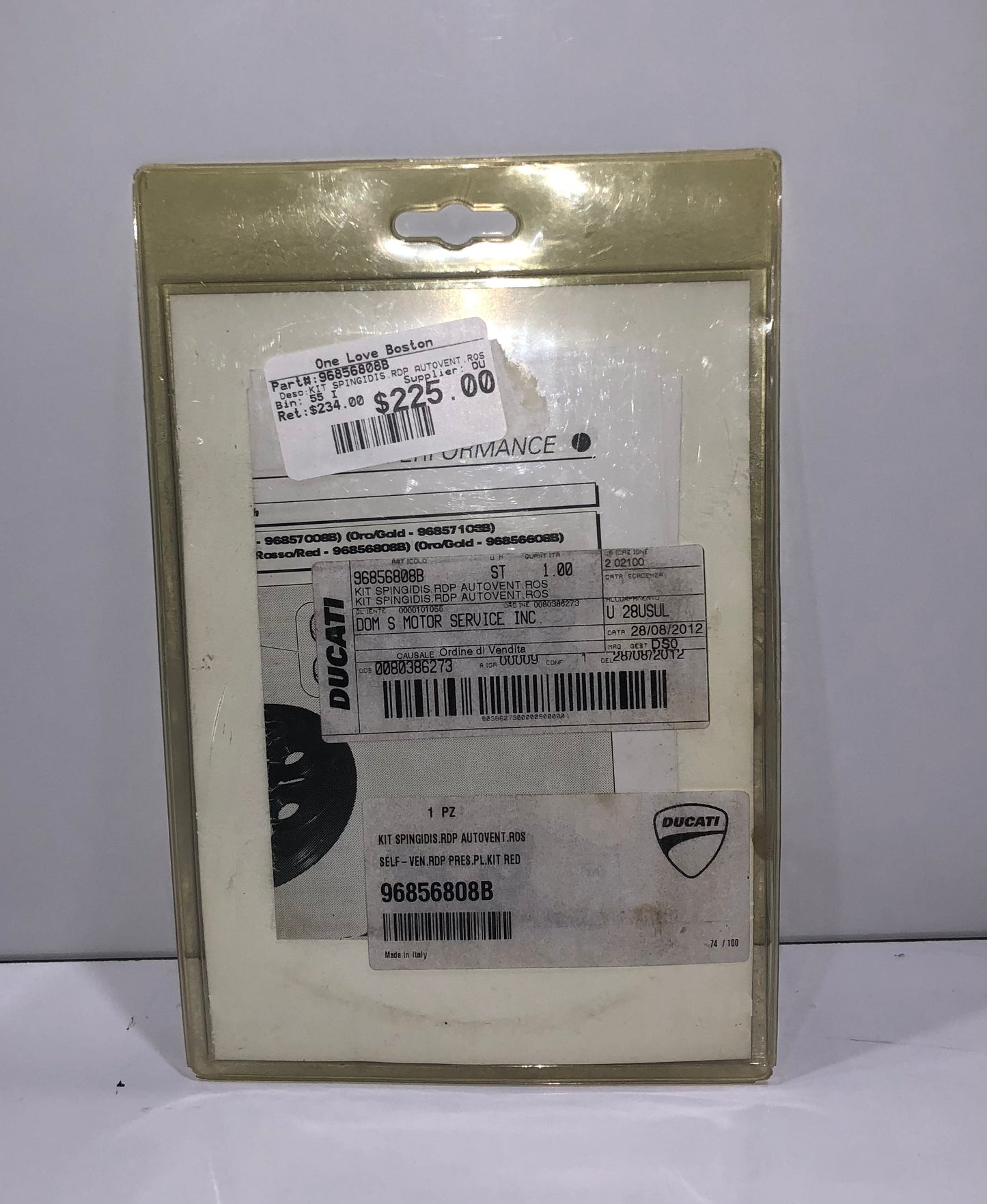 Ducati Self-Ventilated Clutch Pressure Plate - Red 96856808B