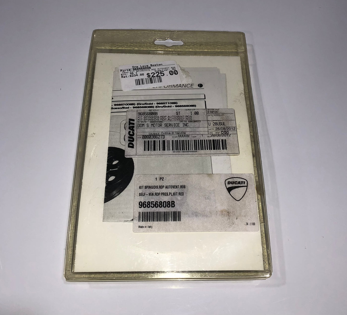 Ducati Self-Ventilated Clutch Pressure Plate - Red 96856808B