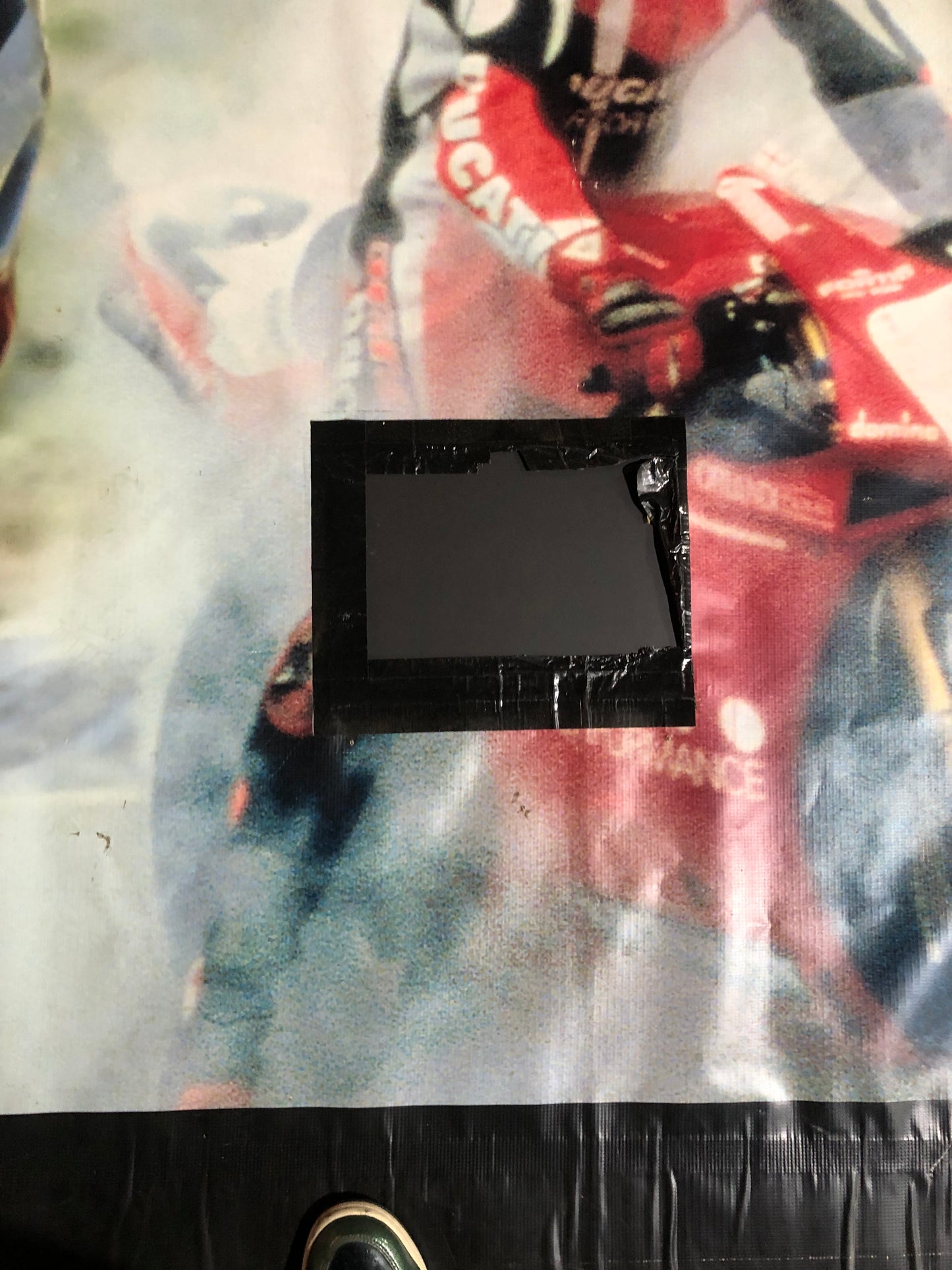 Ducati Dealer Wall Banner 1 Of 1 Made - 43 FT Long by 6FT 9 Inch High - High Res. Color with Signature