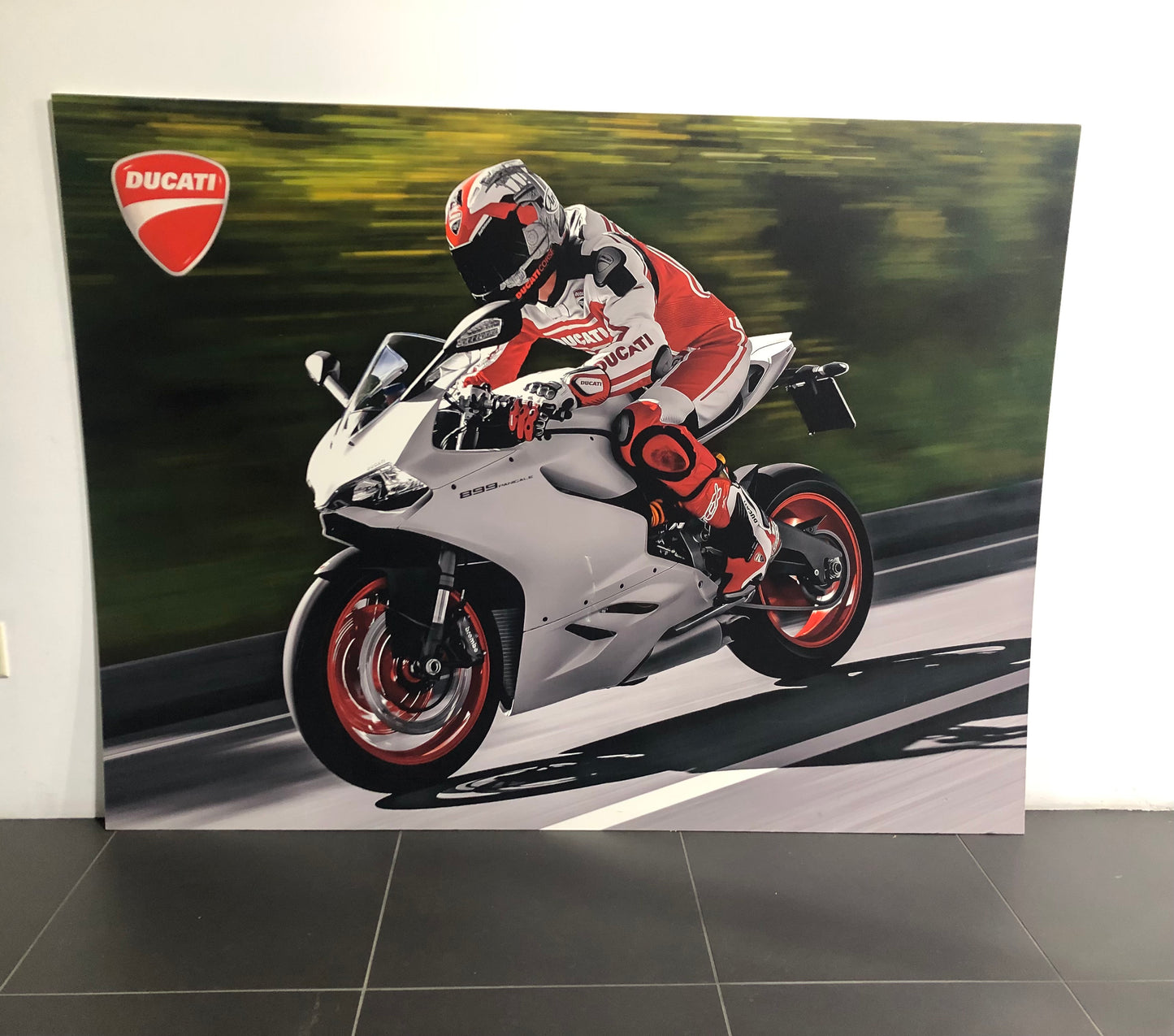 Ducati Dealer Wall Photo Panigale 899 - Color - Huge 6.5Ft By 4.9Ft