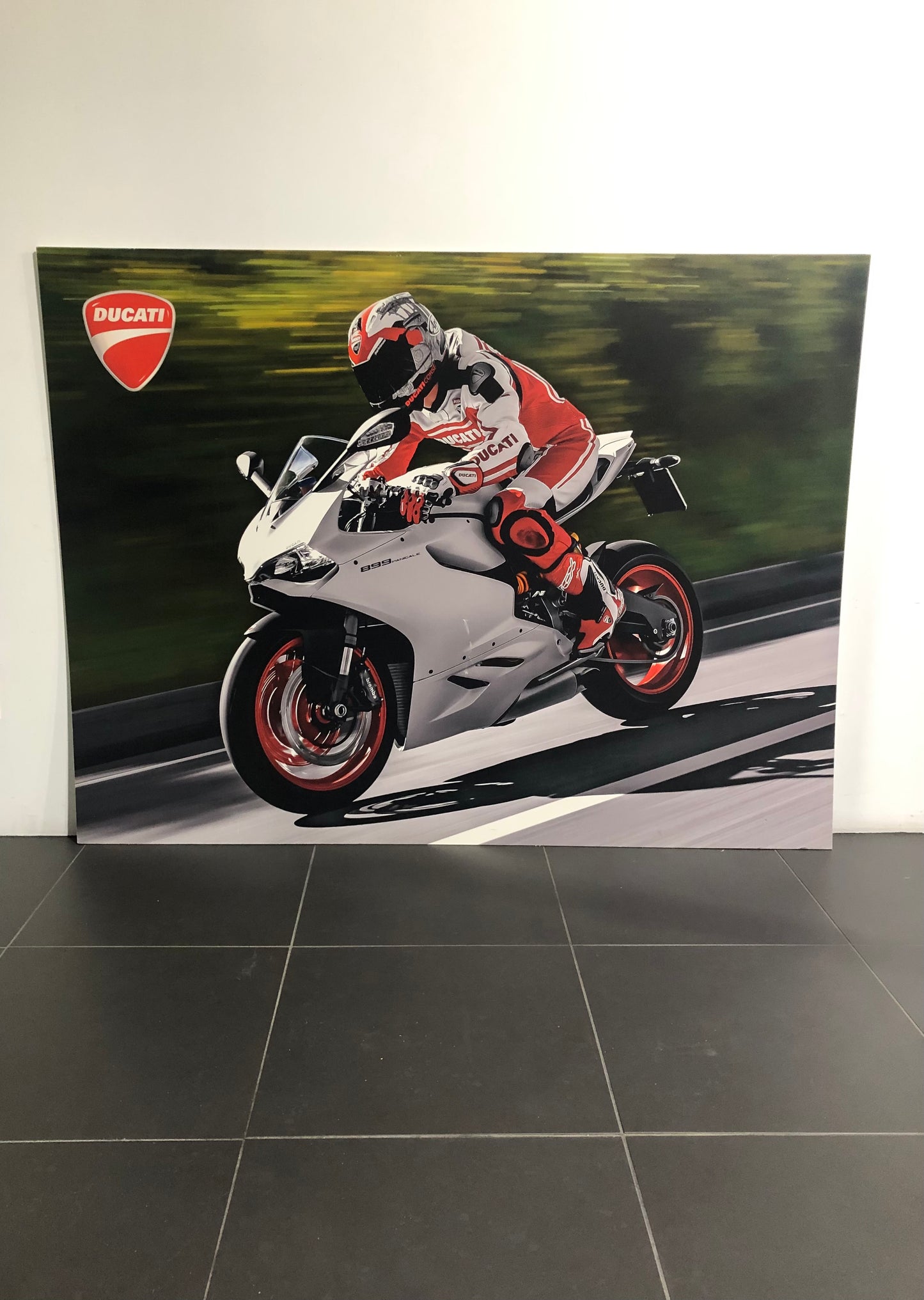 Ducati Dealer Wall Photo Panigale 899 - Color - Huge 6.5Ft By 4.9Ft