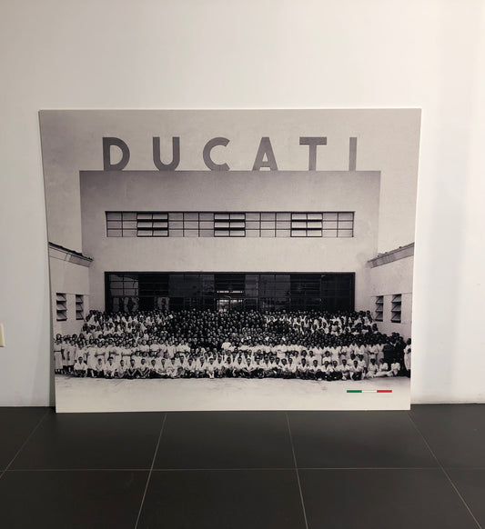 Ducati Dealer Wall Photo Ducati Factory - Color - Huge 5.9Ft By 4.9Ft