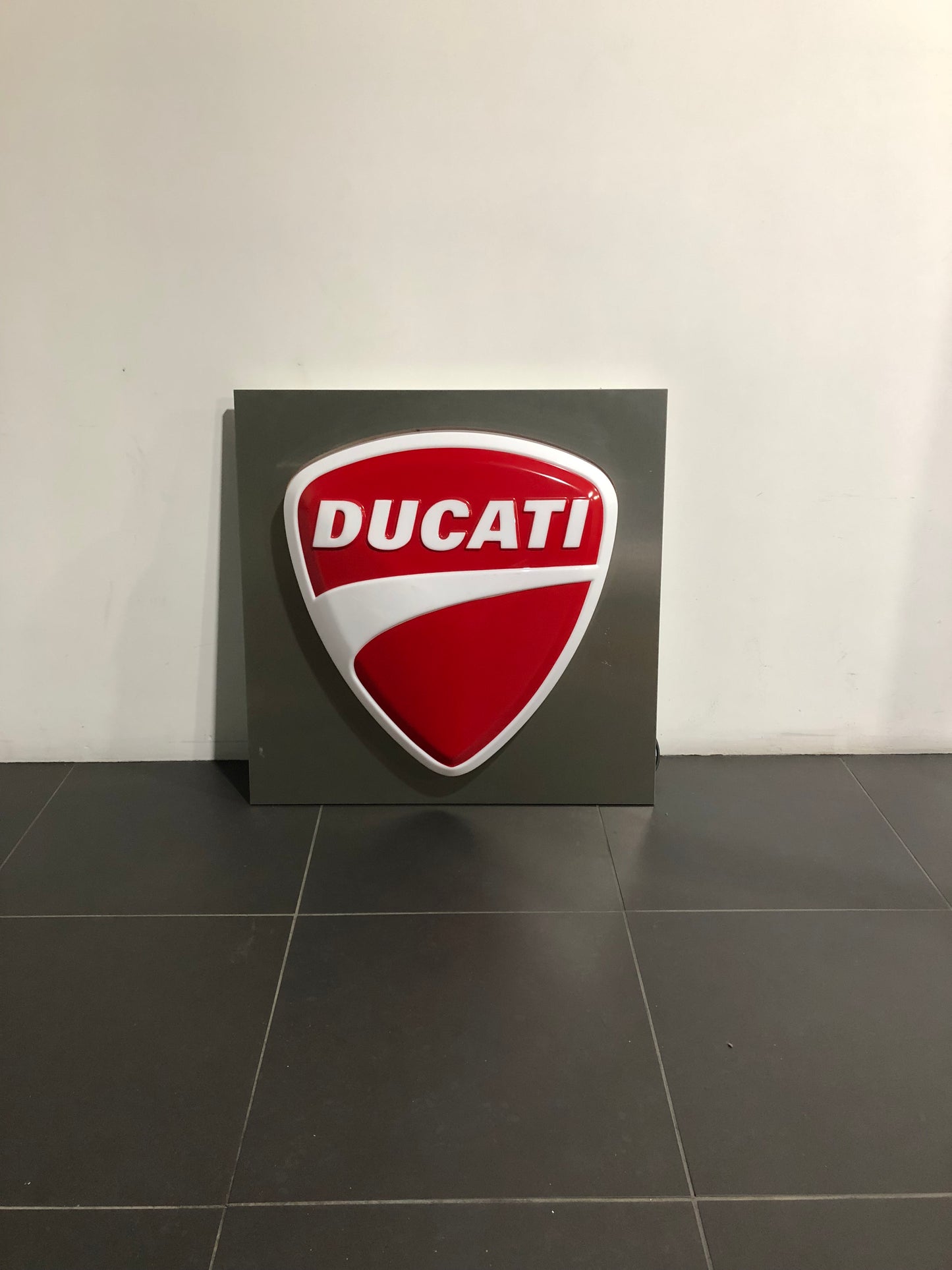 Ducati Dealer Sign - Authentic Illuminated Ducati 3D Logo Sign - LED