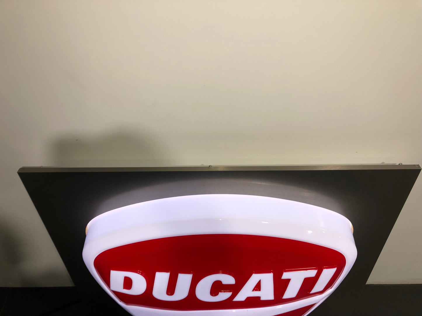 Ducati Dealer Sign - Authentic Illuminated Ducati 3D Logo Sign - LED