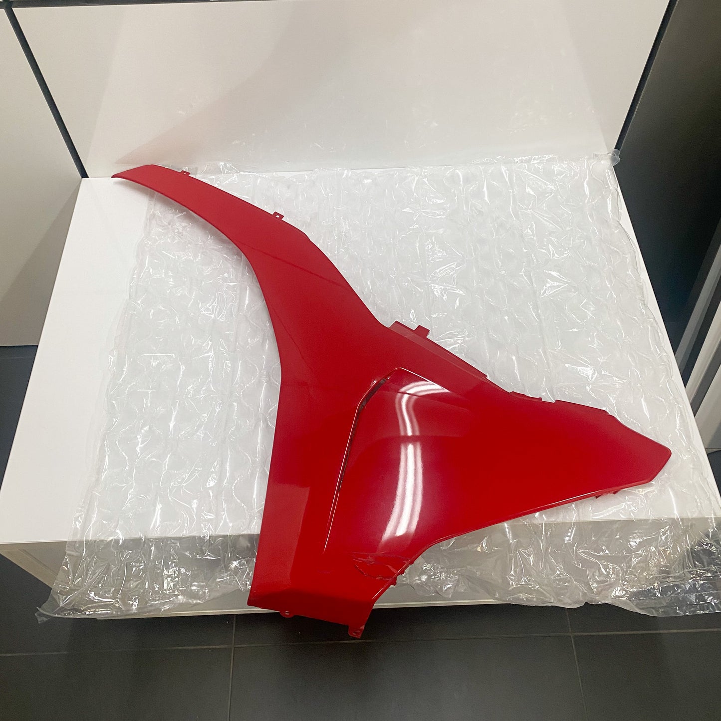 Ducati Supersport 939 Left Lower Fairing, Red 48018852BB USED