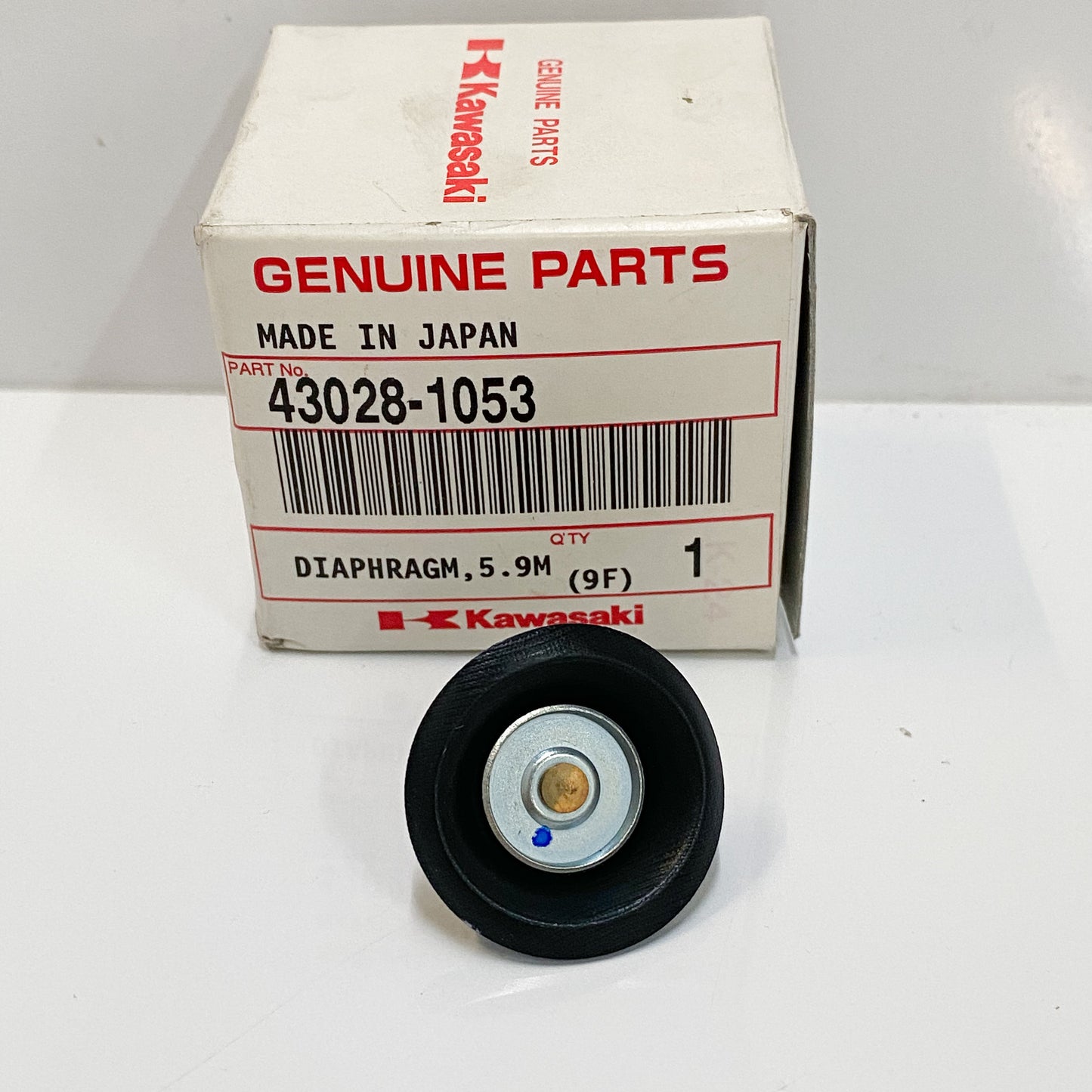 NOS KAWASAKI DIAPHRAGM, AIR CUT VALVE 43028-1053