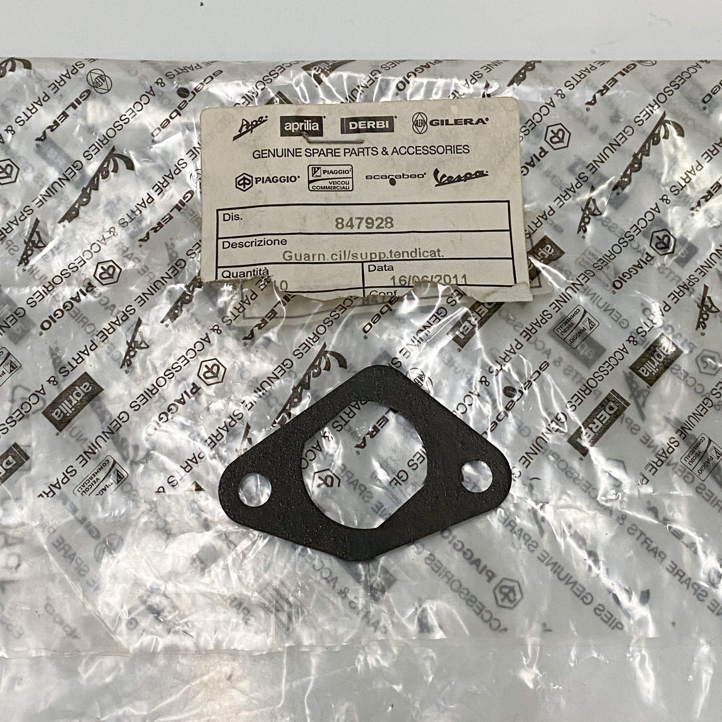 APRILIA CHAIN TENSIONER GASKET 847928