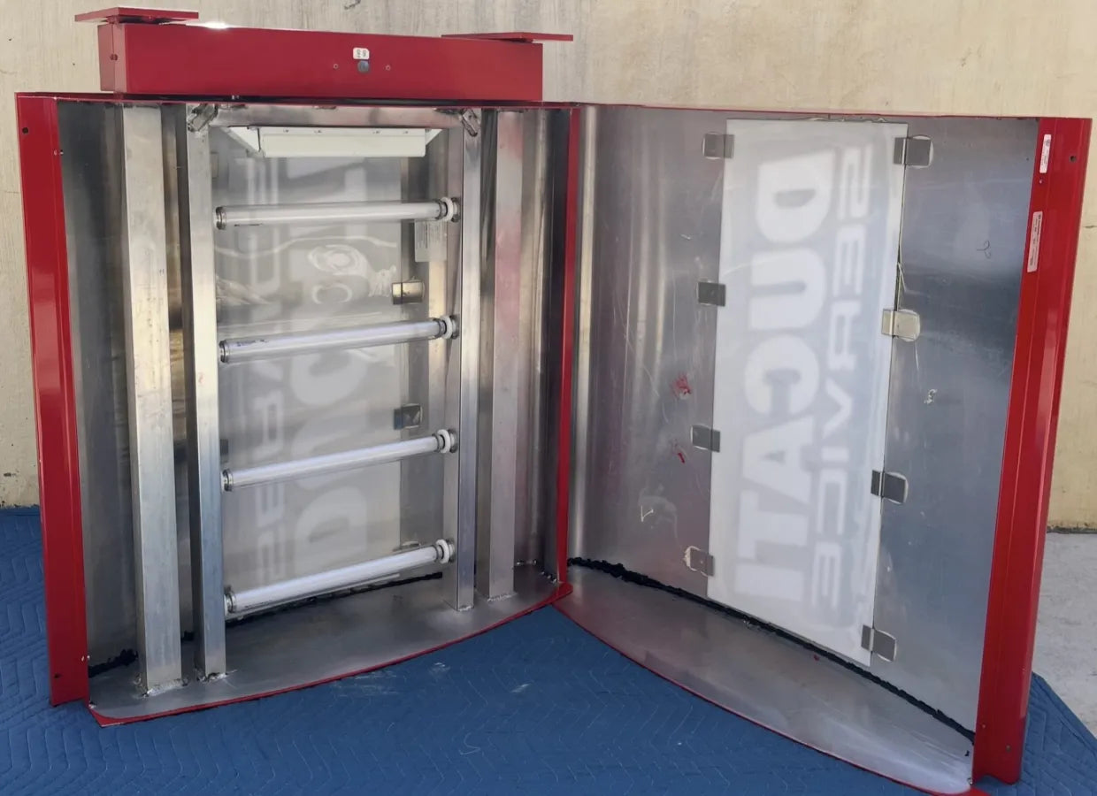 Ducati Dealer Sign - Authentic Illuminated Service Stamp Sign - Double-Sided