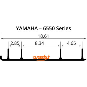 Woody's TYV4-6550Trail Blazer IV Flat-Top Wear Bars